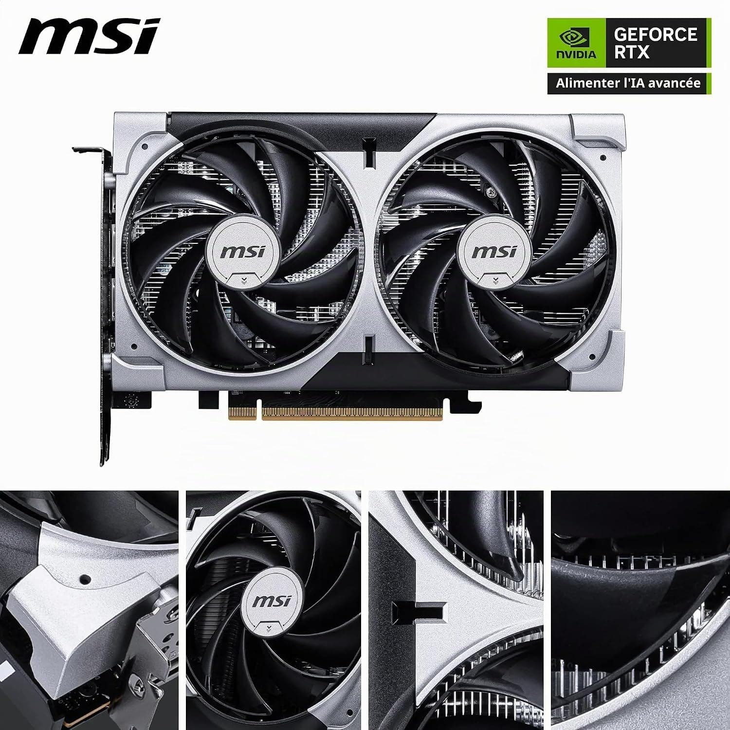 MSI NVIDIA GeForce RTX 5060 8G Ventus 2X OC Carte Graphique