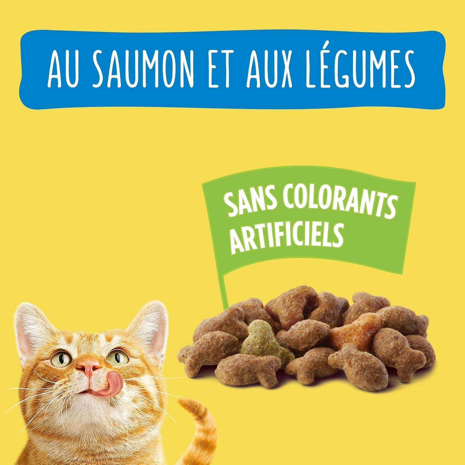 FRISKIES Au Saumon et aux Légumes - 1,5 KG - Croquettes pour Chat Adulte (Lot de 2)