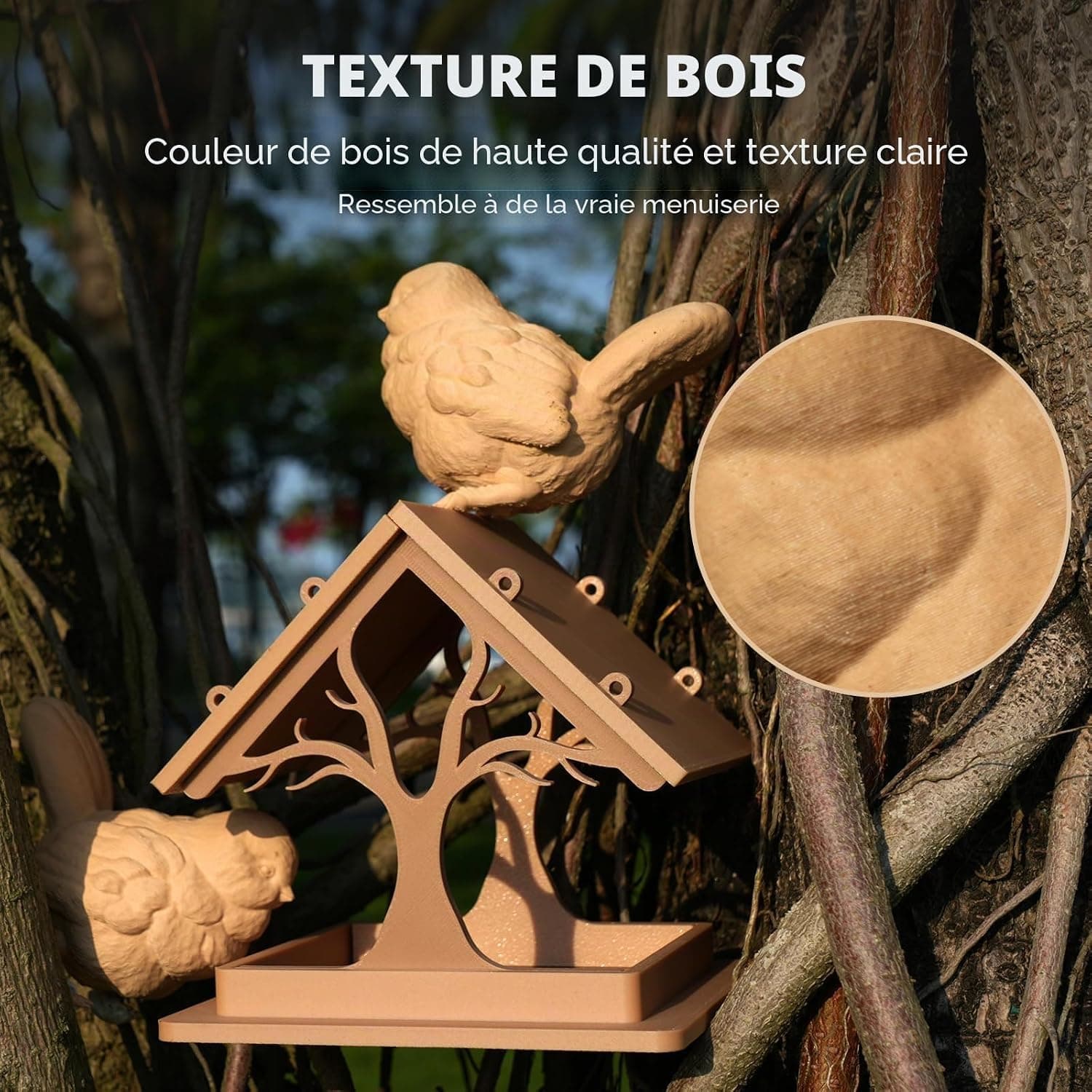 TECBEARS PLA Bois Filament 1.75mm 1KG Bois