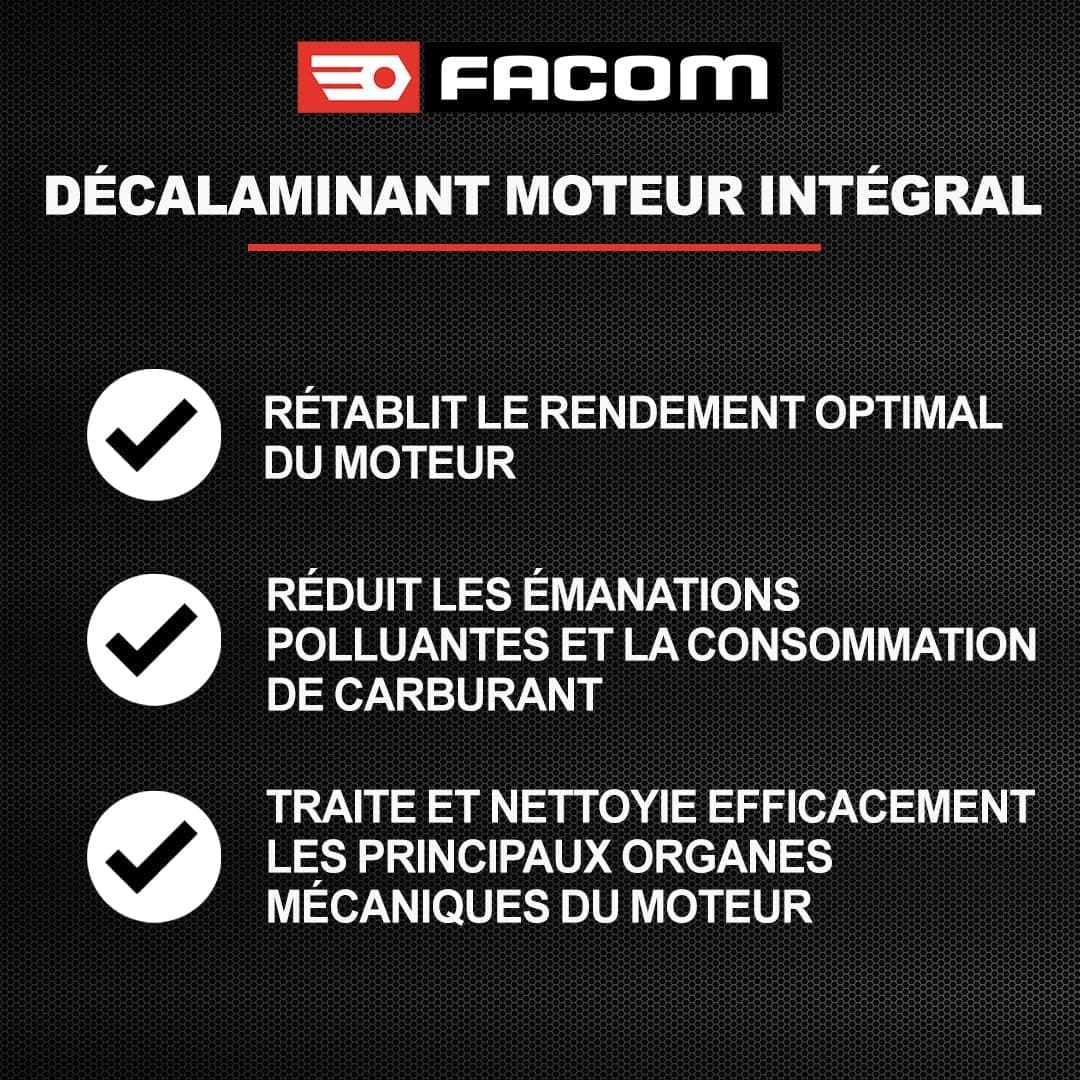 FACOM Décalaminage Moteur Essence 1L Nettoyant EGR Turbo