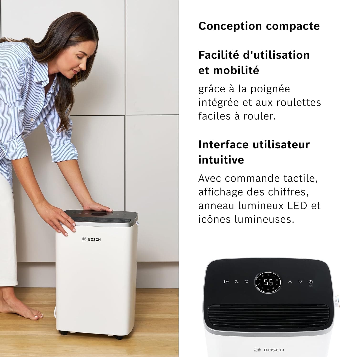 Bosch Dry 4000, Déshumidificateur, Pour pièces jusqu'à 33 m2