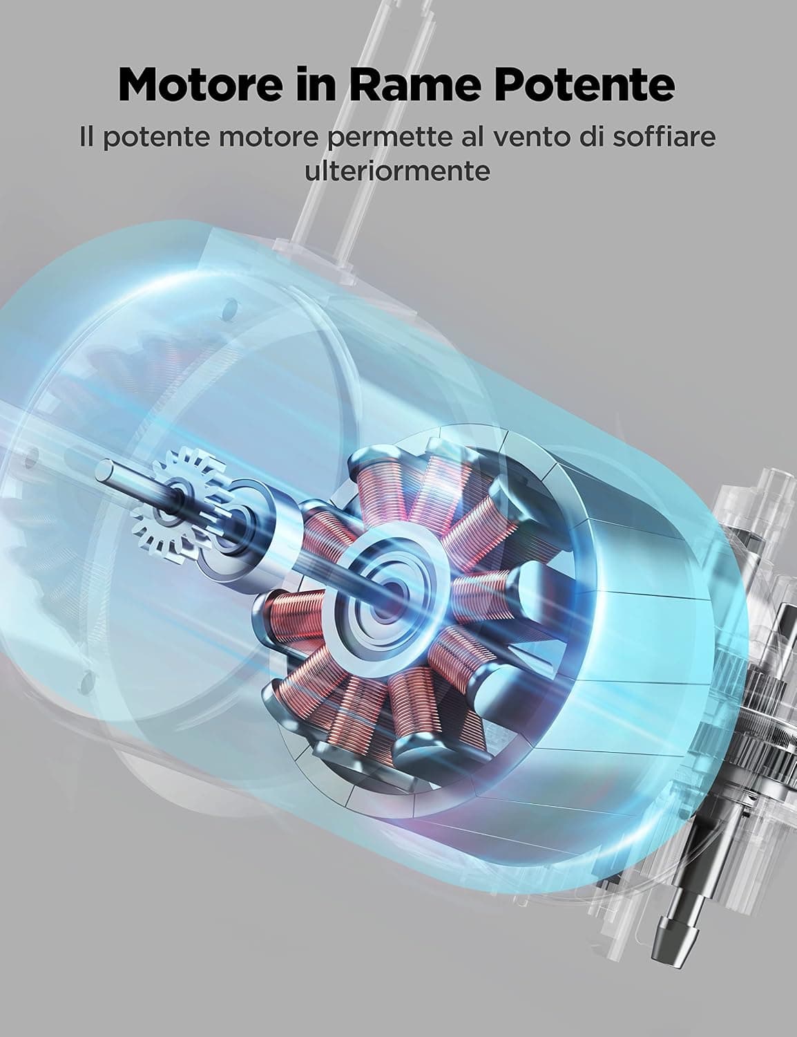 Midea FT40-21M Ventilateur de table 40 W Diamètre 40 cm Ventilateur silencieux Ventilateur à 3 pales, 3 niveaux de vitesse, oscillation 80° Blanc