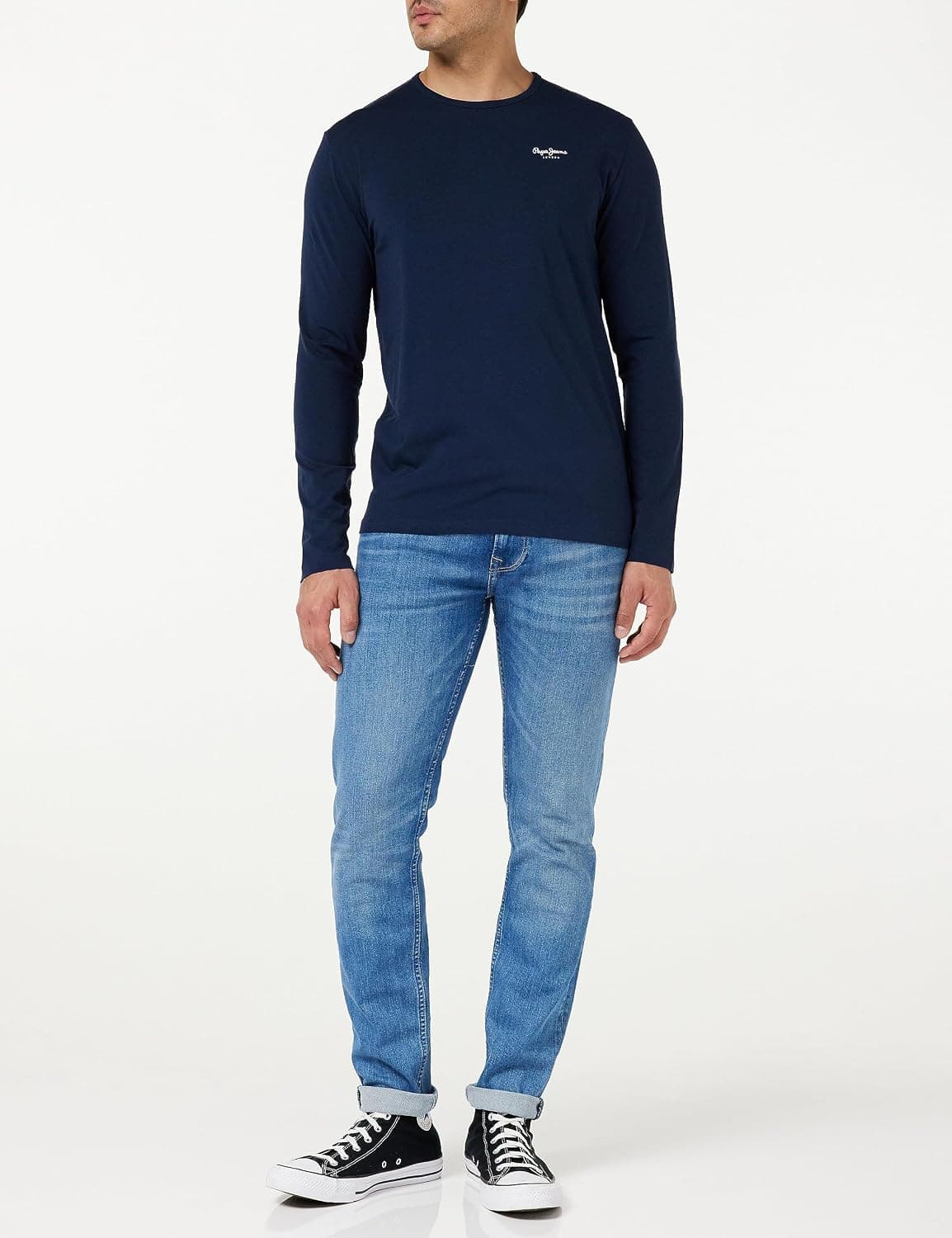 Pepe Jeans Original Basique 2 Long N T-Shirt Homme (Lot de 1)