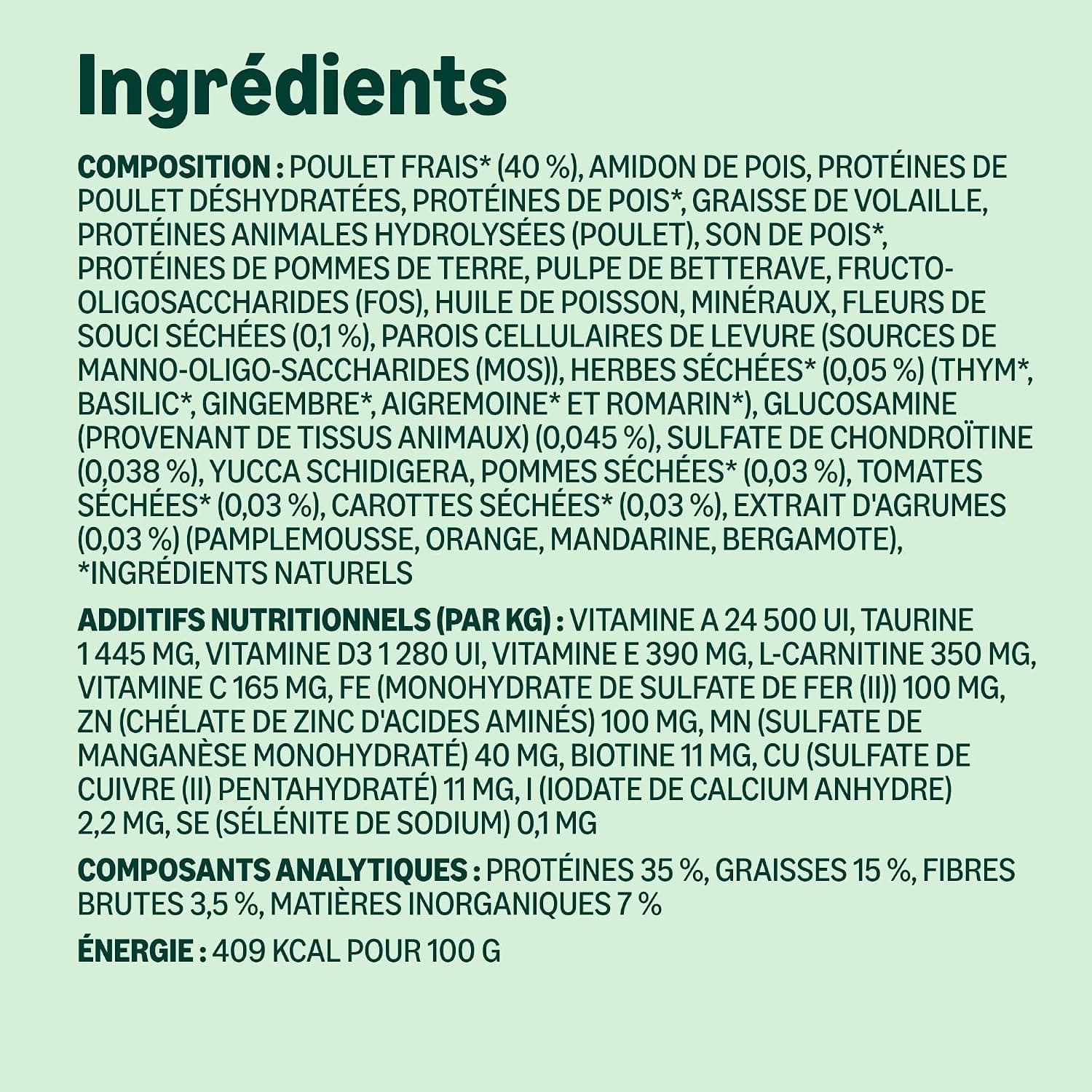 by Amazon Grainfree Recipe Dry Cat Food (Senior) with Fresh Chicken - 3kg (Anciennement Une Marque Lifelong, même Produit)