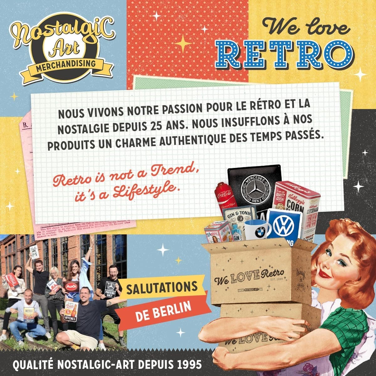 Nostalgic-Art womens Retro