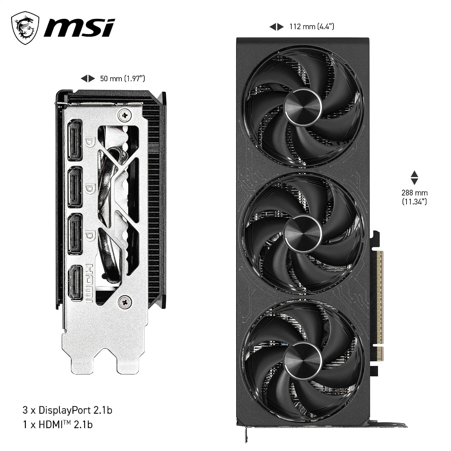 MSI NVIDIA GeForce RTX 5080 16G Inspire 3X OC Black Carte Graphique