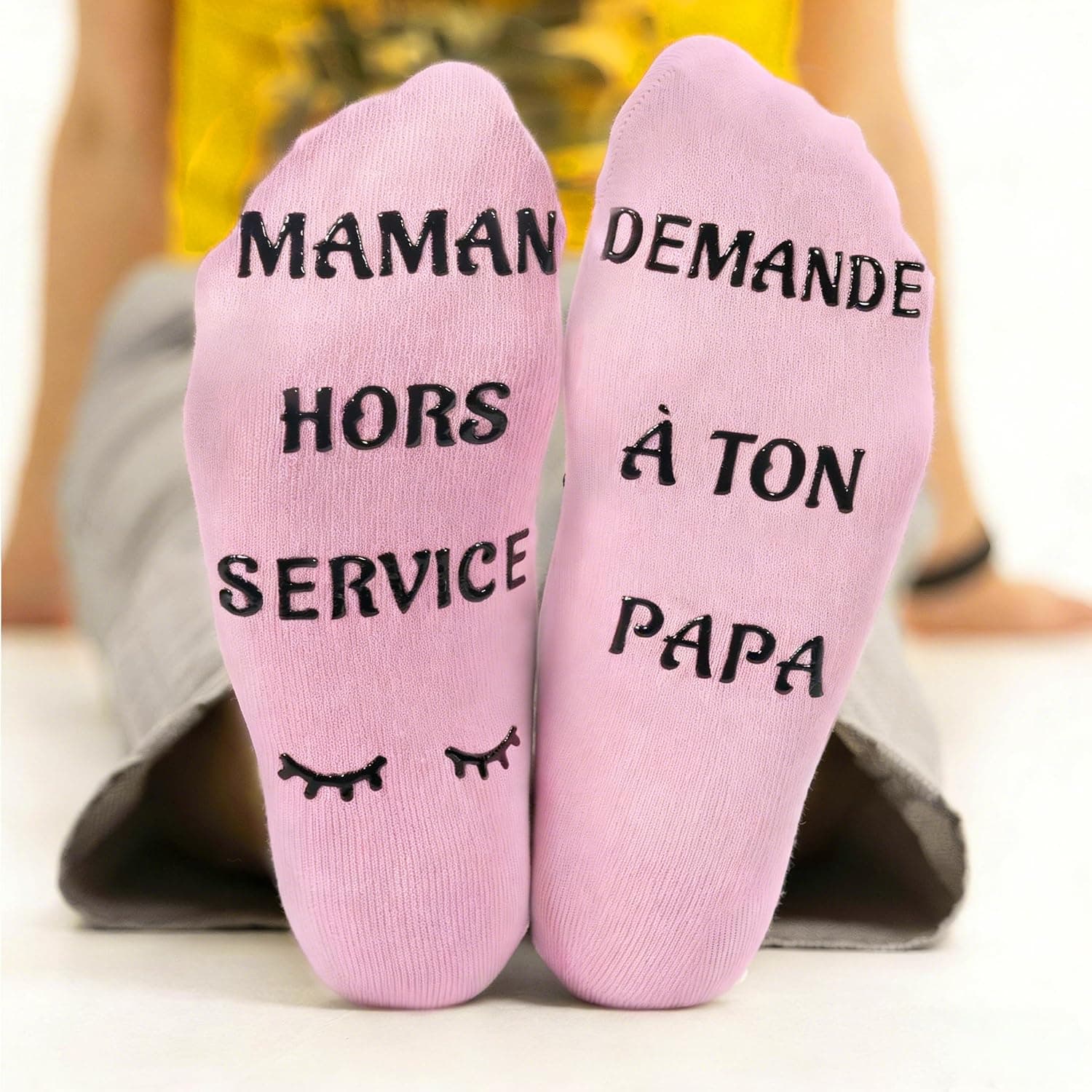 Sunia Cadeau Fete des Meres, Chaussettes Humour Femme 39 42, Cadeau Femme Original Utile, Chaussettes Rigolotes Femme, Cadeau Maman Mamie Soeur Nounou, Cadeau Rigolo Anniversaire, Fête des Mères