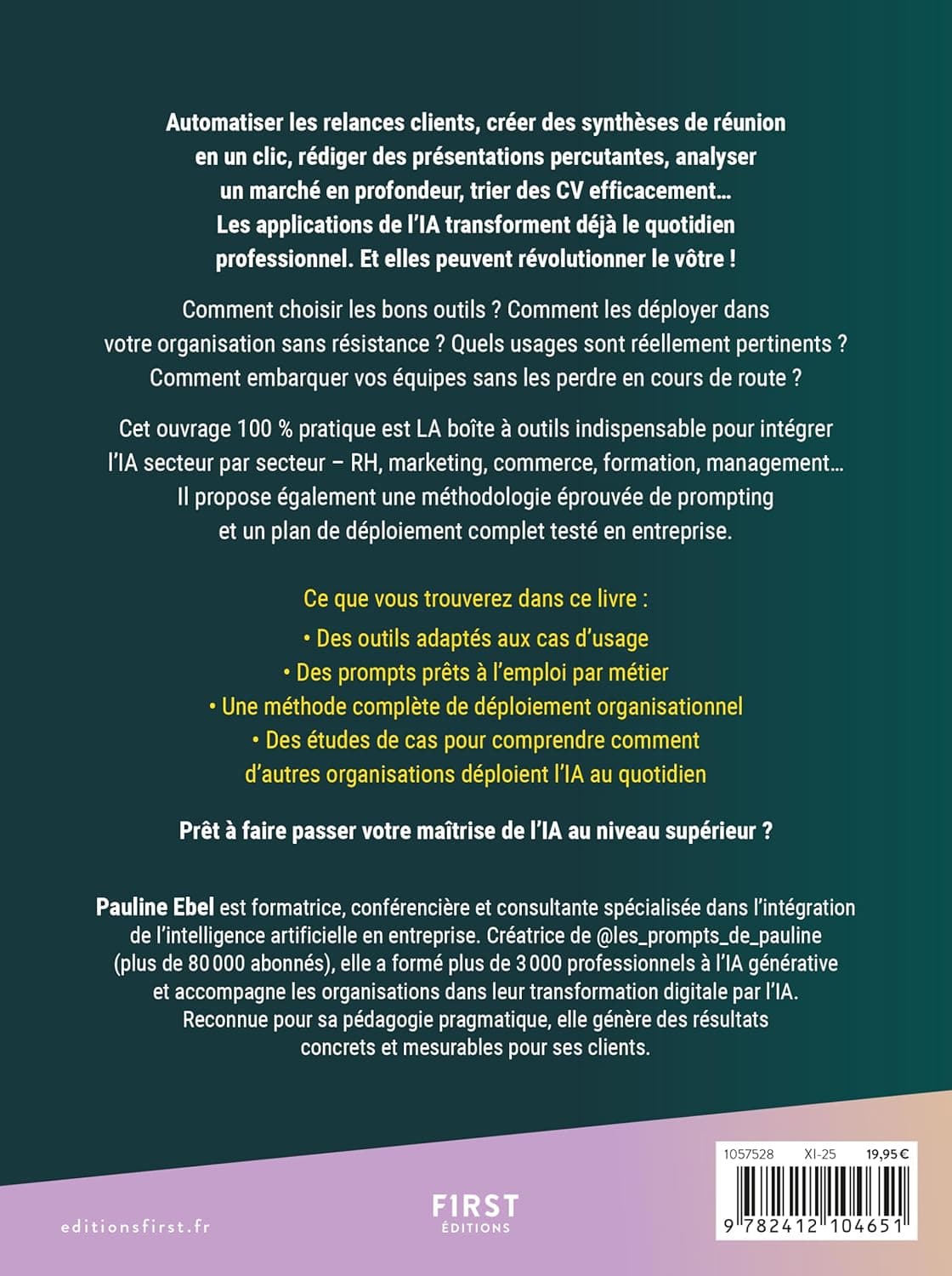 Mettez de l'IA dans votre travail !: | ChatGPT, Gemini, IA générative