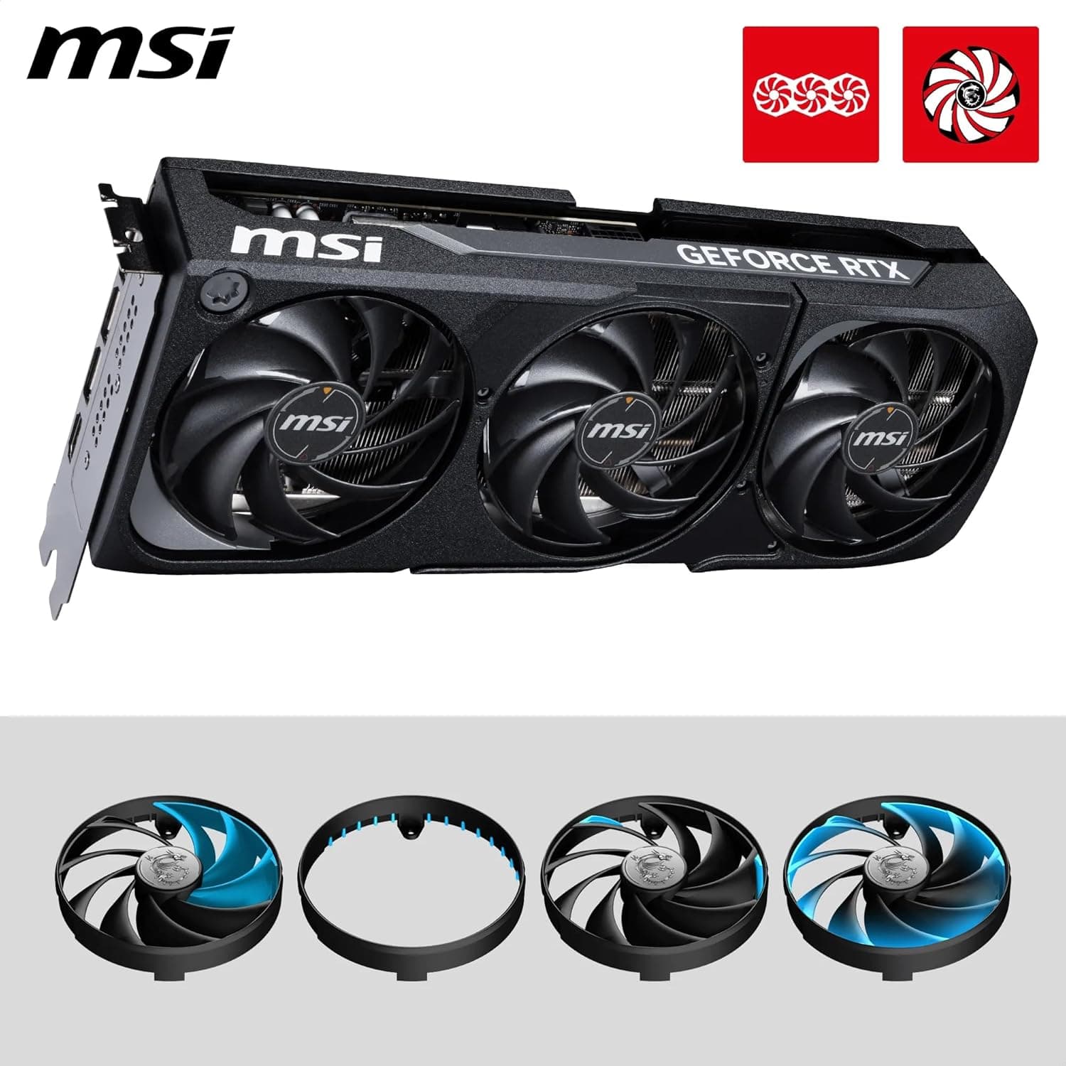 MSI NVIDIA GeForce RTX 5070 Ti 16G Shadow 3X OC Carte Graphique