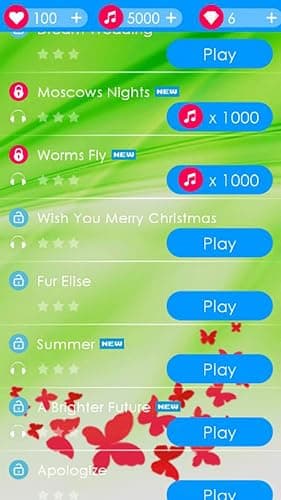Beautiful Piano3 Game Unicorn