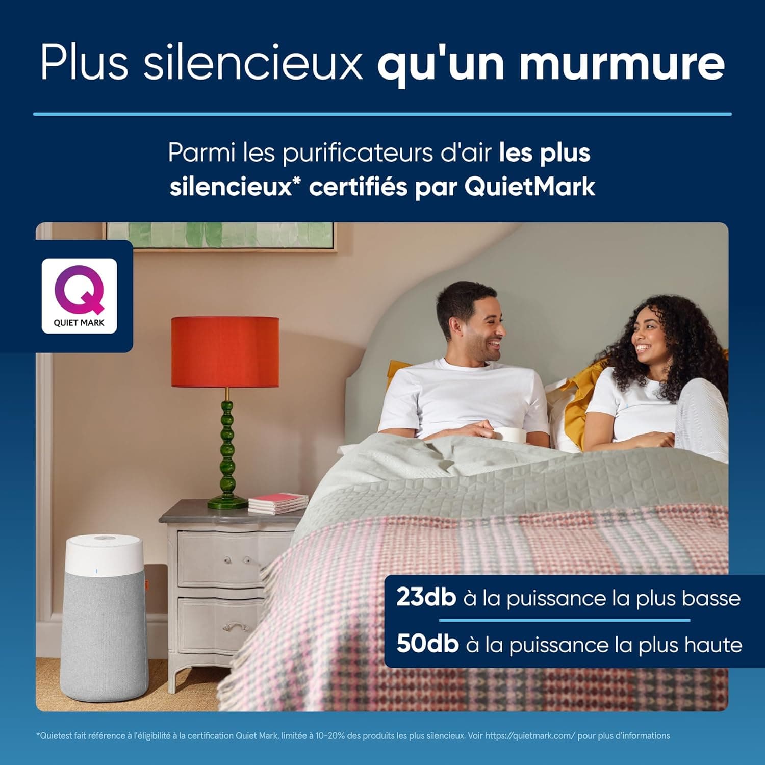 BLUEAIR Blue Pure 3450i Max Purificateur d’air pour pièces jusqu’à 103 m2 – Intelligent, silencieux, HEPASilentTM | Élimine allergènes, poils d’animaux, fumée, poussière, moisissures