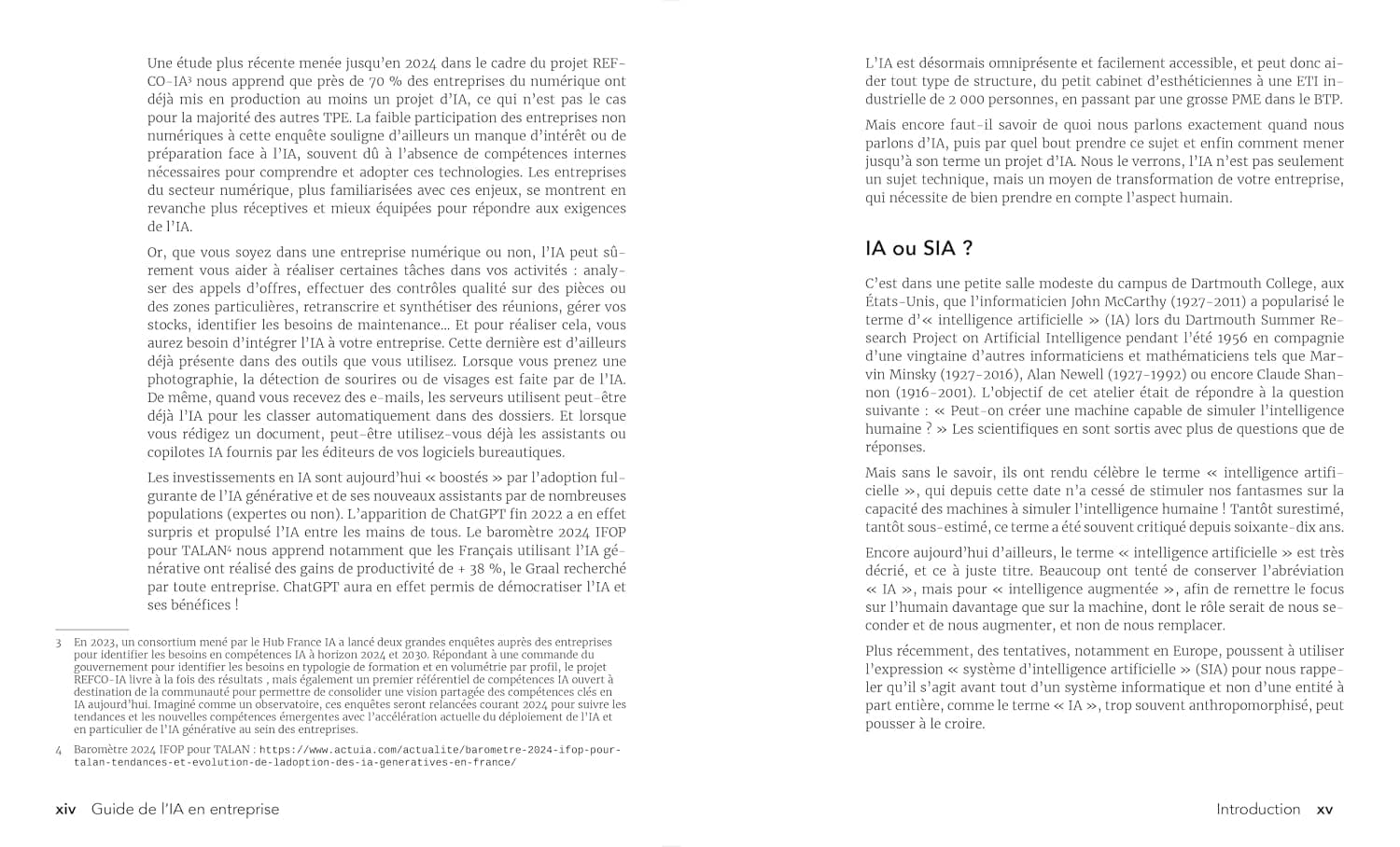 Guide de l'IA en entreprise