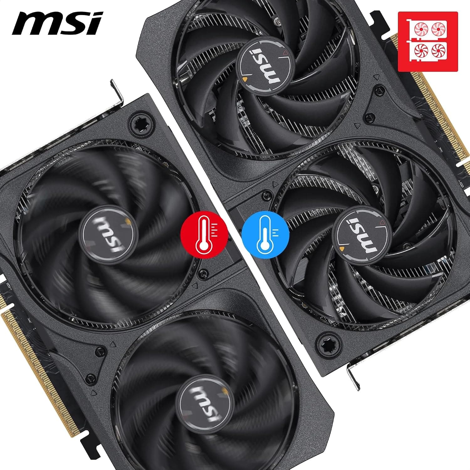 MSI NVIDIA GeForce RTX 5050 8G Shadow 2X OC Carte Graphique