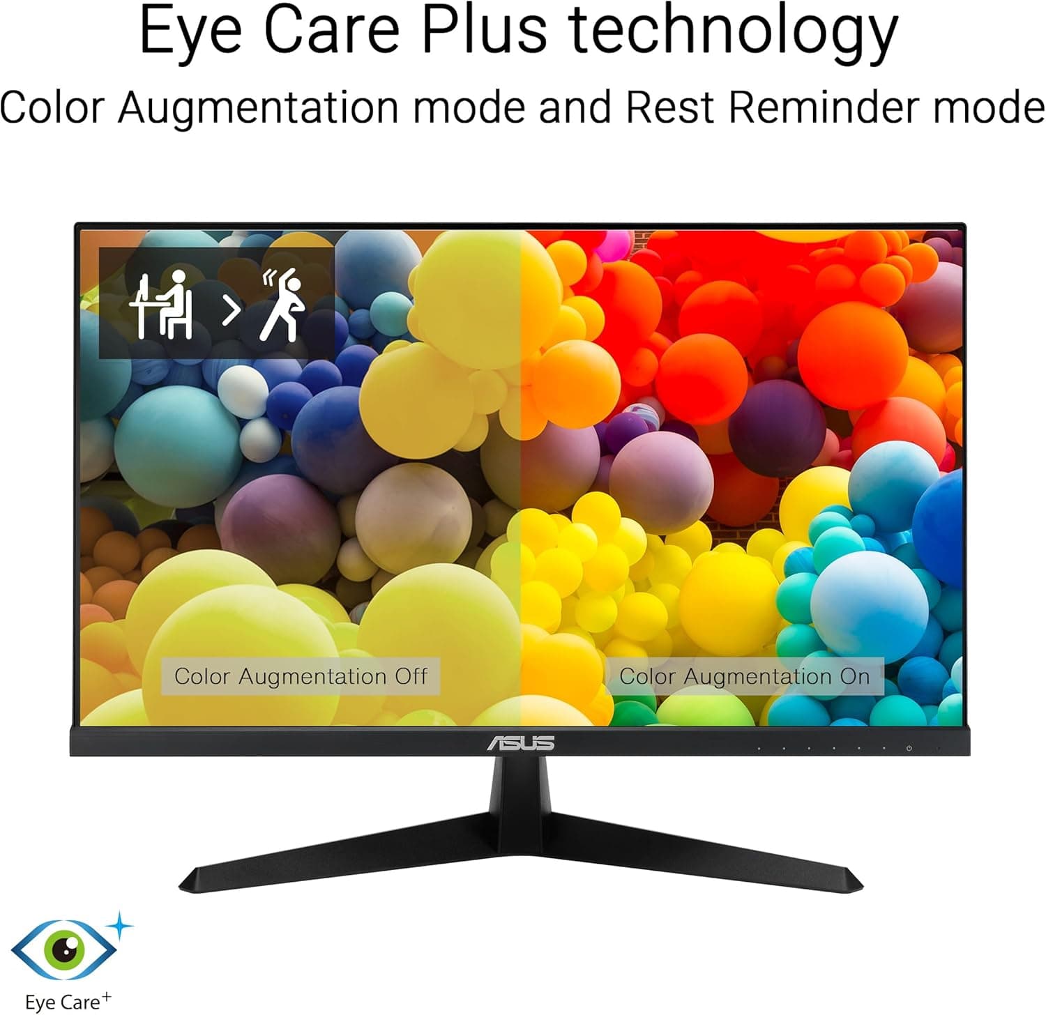 ASUS VY249HGR 24 Pouces 120Hz Écran Gamer Eye Care IPS