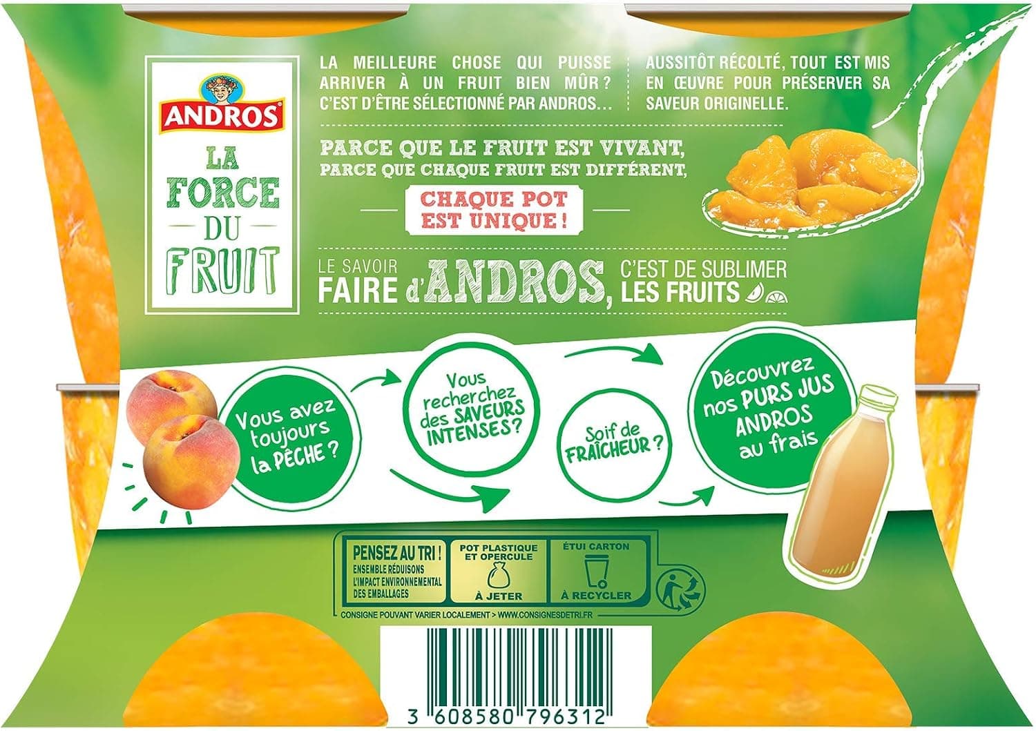 Andros Pèche Morceaux 0.4 kg