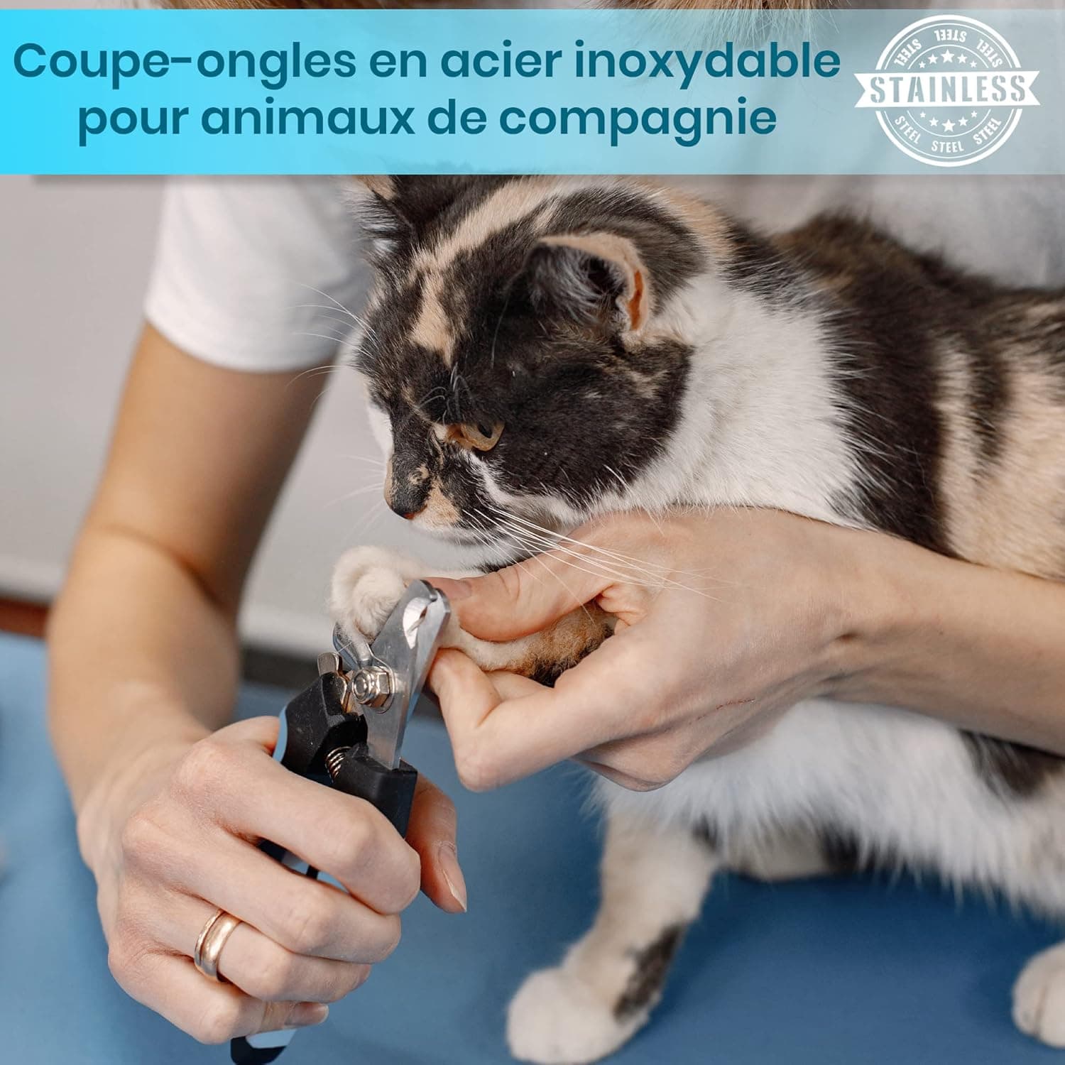 Candure Coupe Ongles Chien Pour Coupe Griffes Chien Et Coupe Ongle Chat- Acier Inoxydable Chien Toilettage Coupe Ongles Pour Animaux De Compagnie