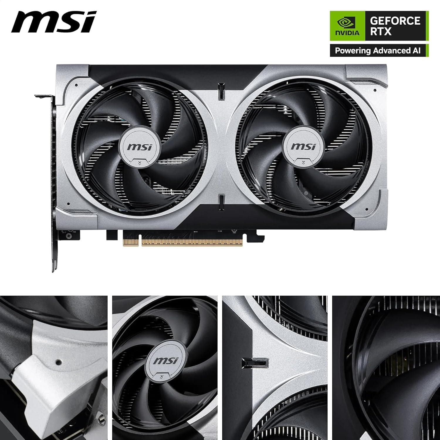 MSI NVIDIA GeForce RTX 5060 Ti 16G Ventus 2X OC Plus Carte Graphique