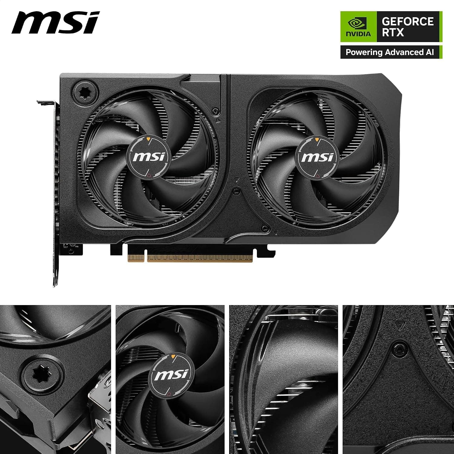 MSI NVIDIA GeForce RTX 5060 Ti 16G Shadow 2X OC Plus Carte Graphique