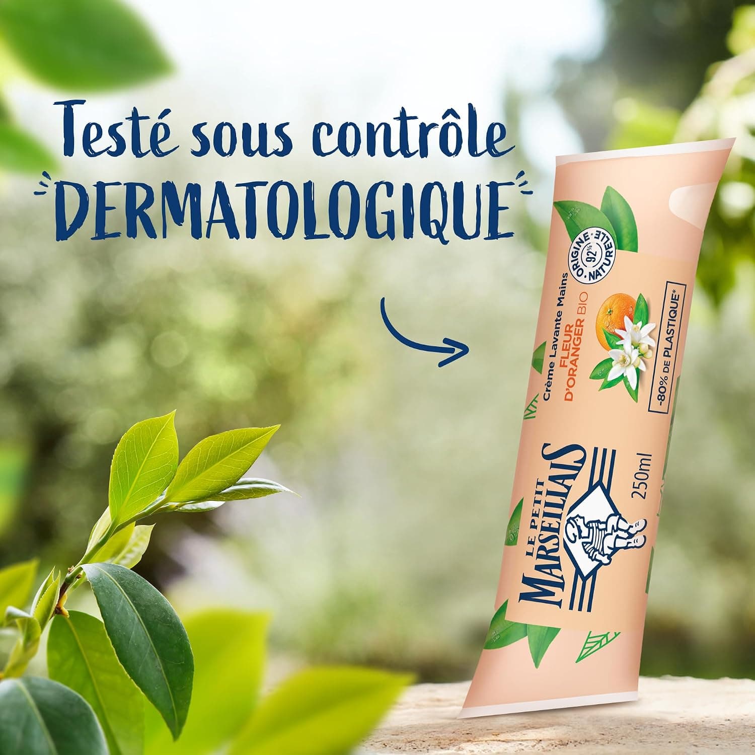 Le Petit Marseillais Recharge Crème Lavante Mains Fleur d'Oranger Bio 250ml