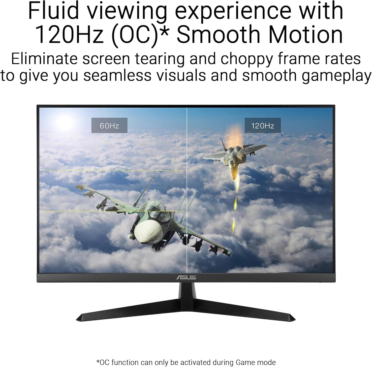 ASUS VY249HGR 24 Pouces 120Hz Écran Gamer Eye Care IPS
