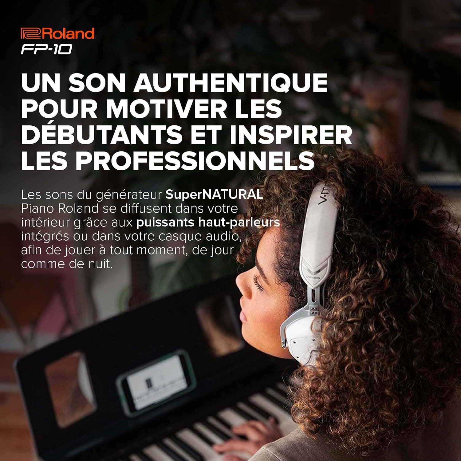 FP-10 Roland, Piano numérique à 88 touches avec sons SuperNATURAL