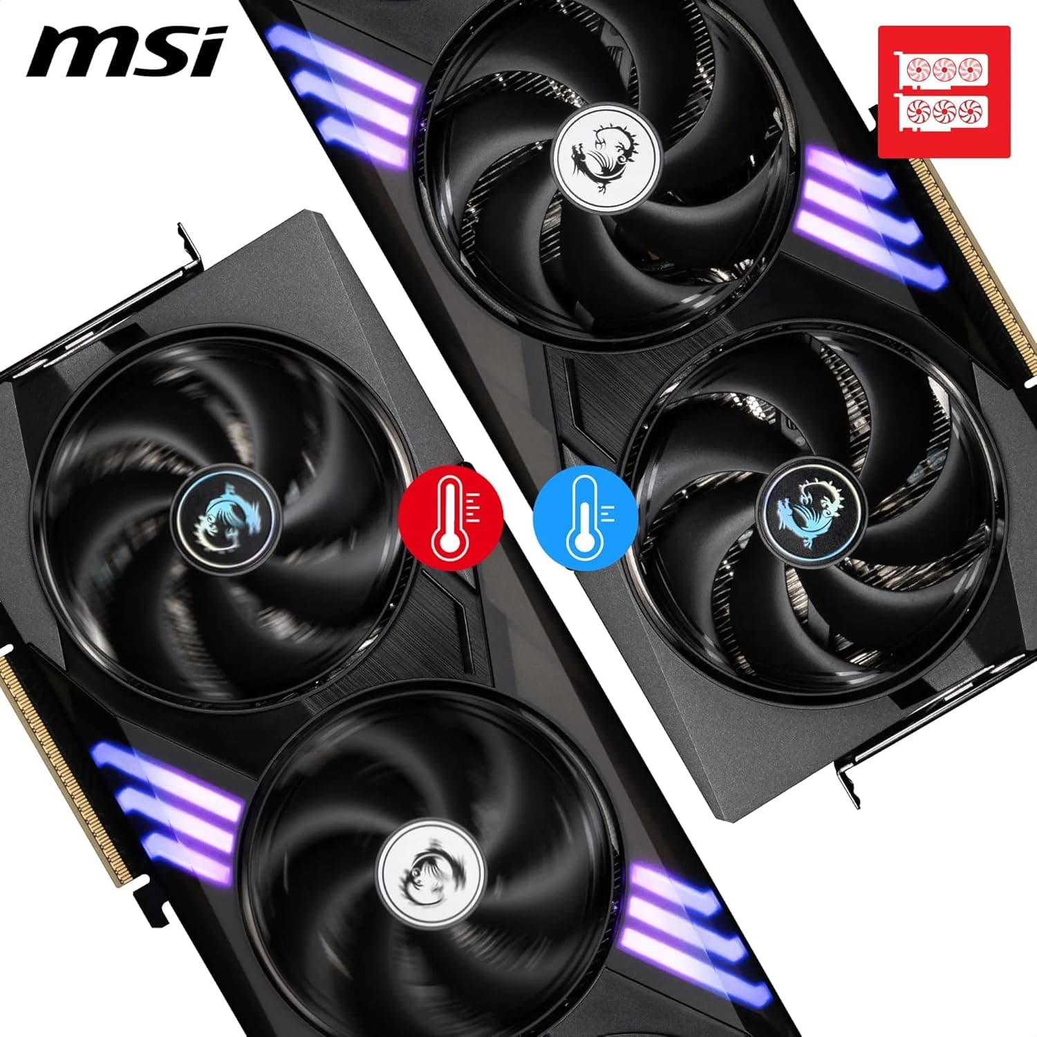 MSI NVIDIA GeForce RTX 5070 12G Gaming Trio OC Carte Graphique