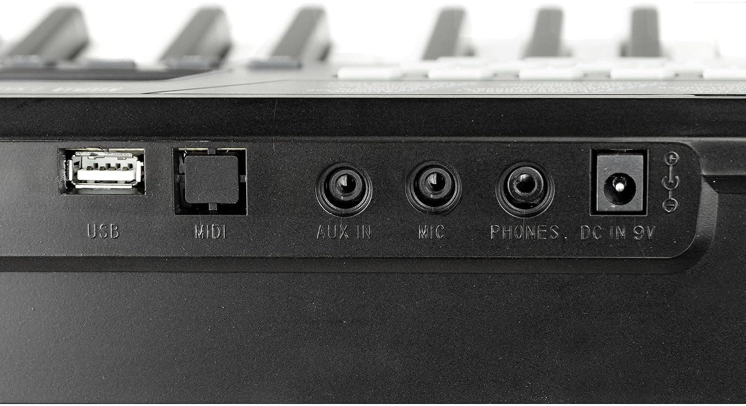 RockJam RJ6170 Kit Clavier Piano 61 Touches avec Pitch Bend, Rouge | Synthétiseur débutant 61 touches avec pitch bend, 200 sons, entrée aux, support, banc, casque et cours, rouge
