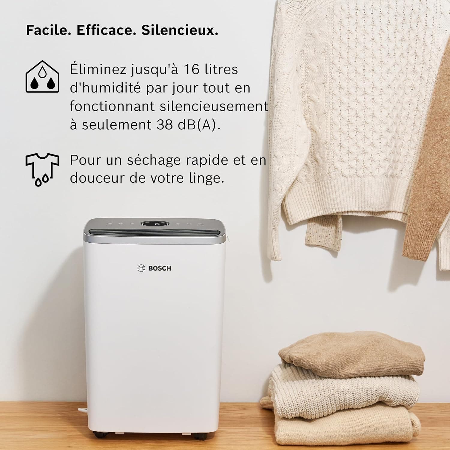 Bosch Dry 4000, Déshumidificateur, Pour pièces jusqu'à 33 m2