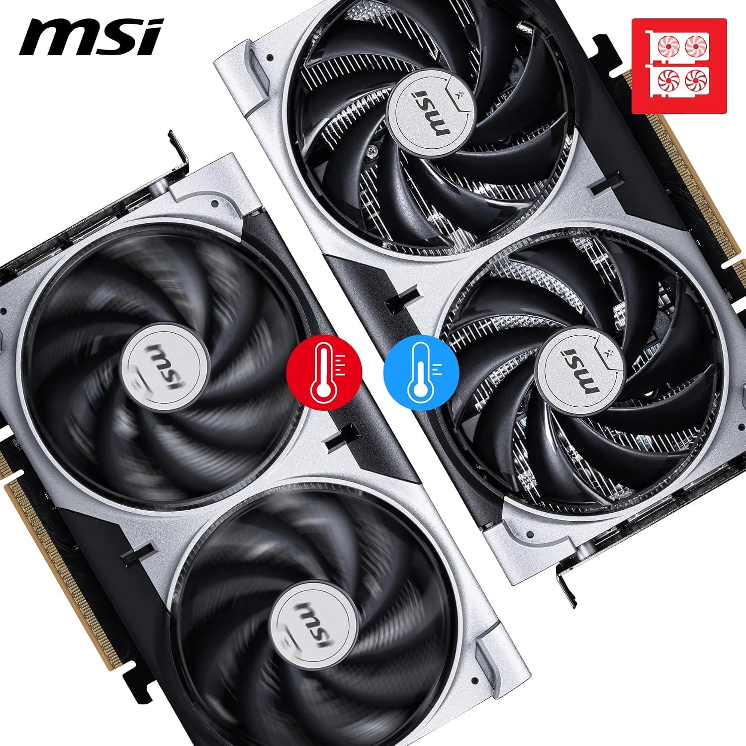 MSI NVIDIA GeForce RTX 5060 8G Ventus 2X OC Carte Graphique