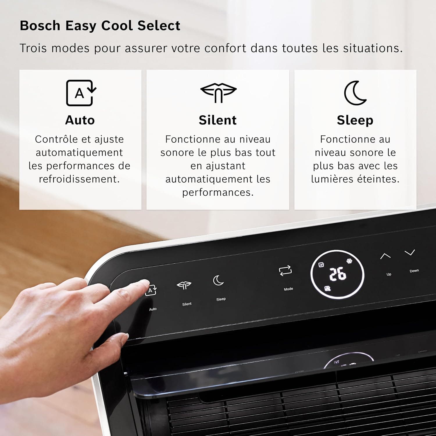 Bosch Cool 4000 Climatiseur mobile, Pour pièces jusqu'à 35 m2