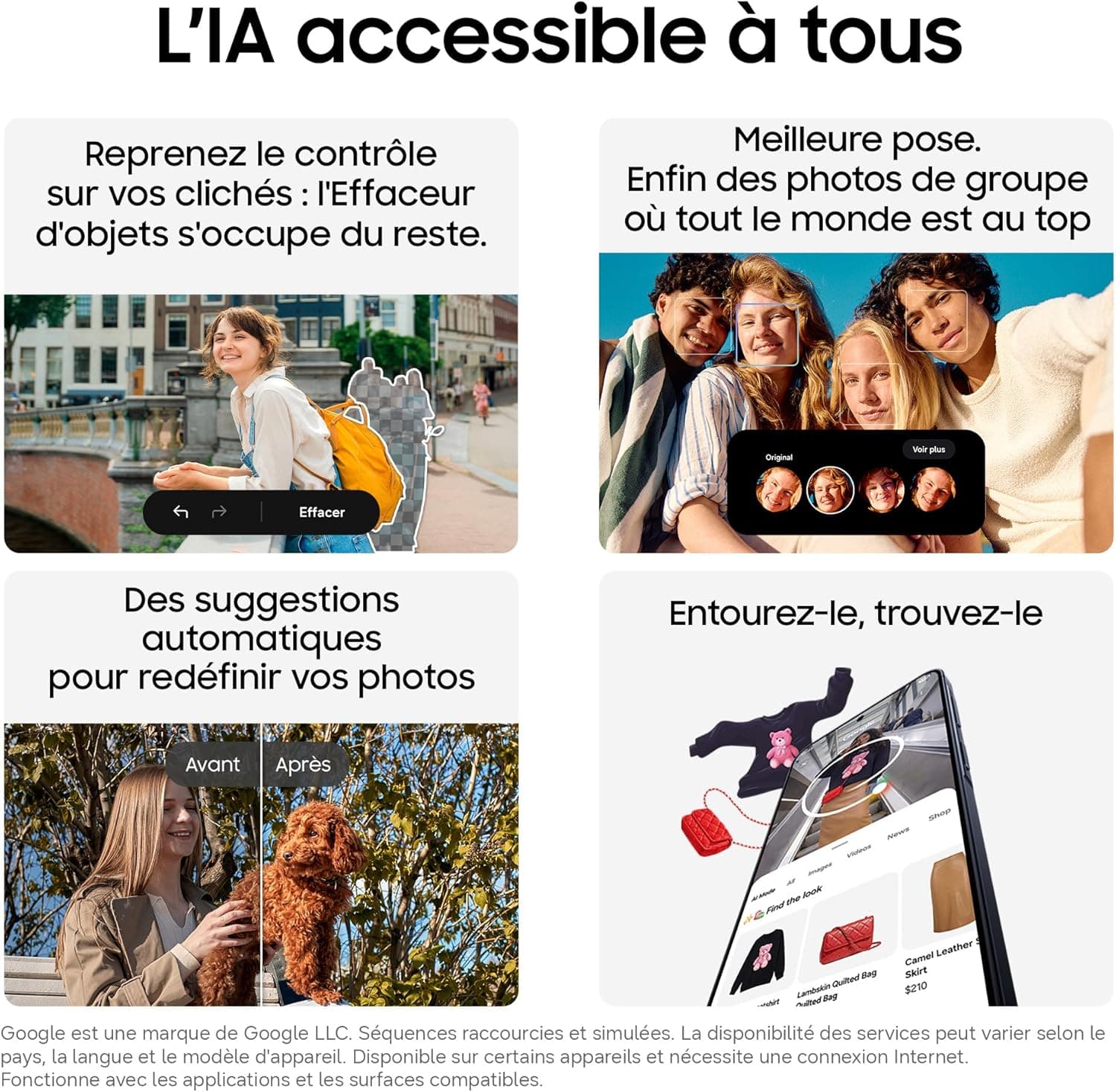 Samsung Galaxy A57 5G, Smartphone Android 5G avec l'IA Accessible à Tous, 256 Go, RAM 8 Go, Chargeur Secteur Rapide 25W Inclus, Smartphone déverrouillé, Bleu, Version FR