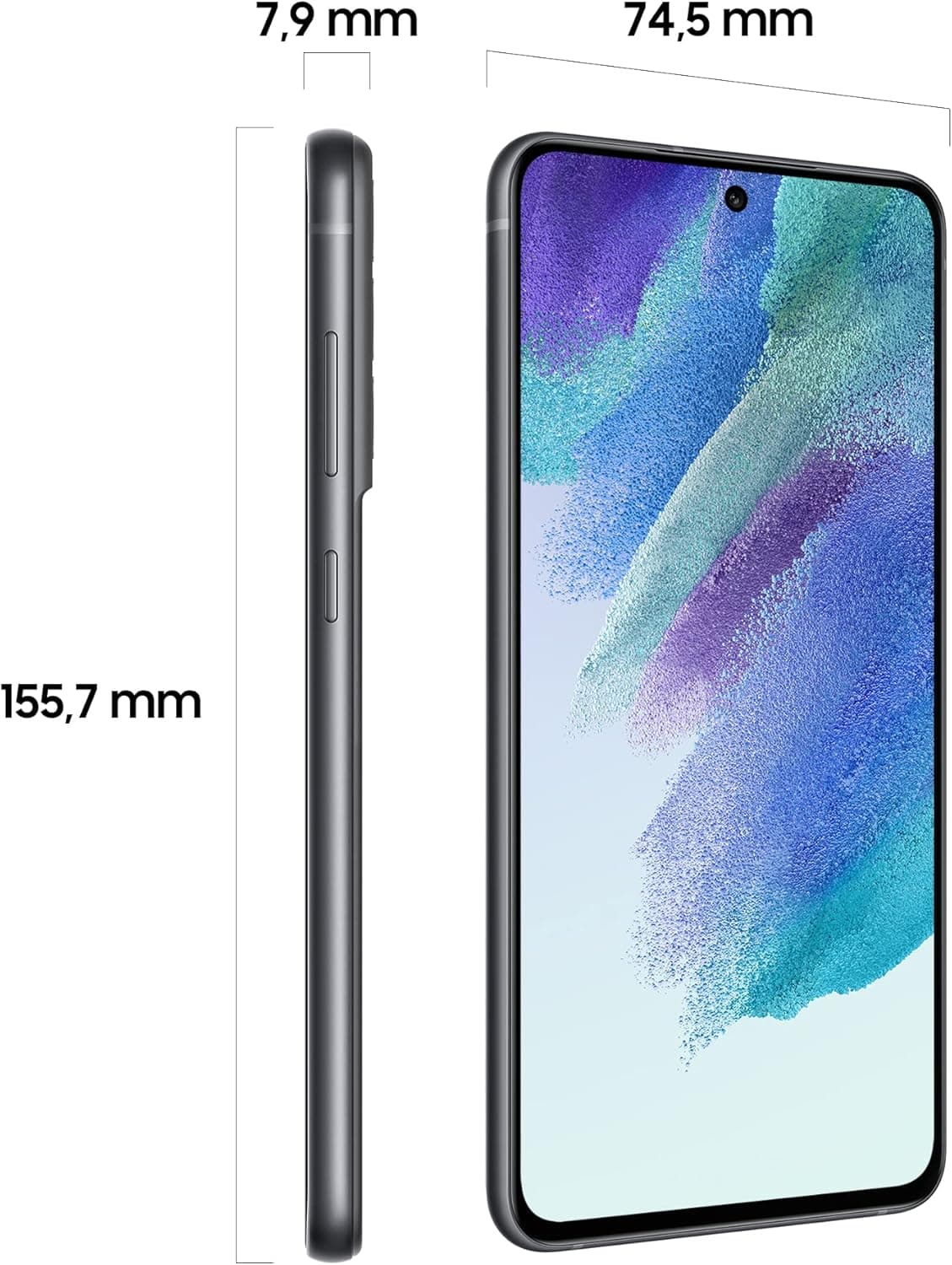 Samsung Galaxy S21 FE 128Go Smartphone Android 5G 8Go RAM AI Display 6.4" Dynamic AMOLED 2X Fotocamera 12MP 4.500 mAh (Gris)