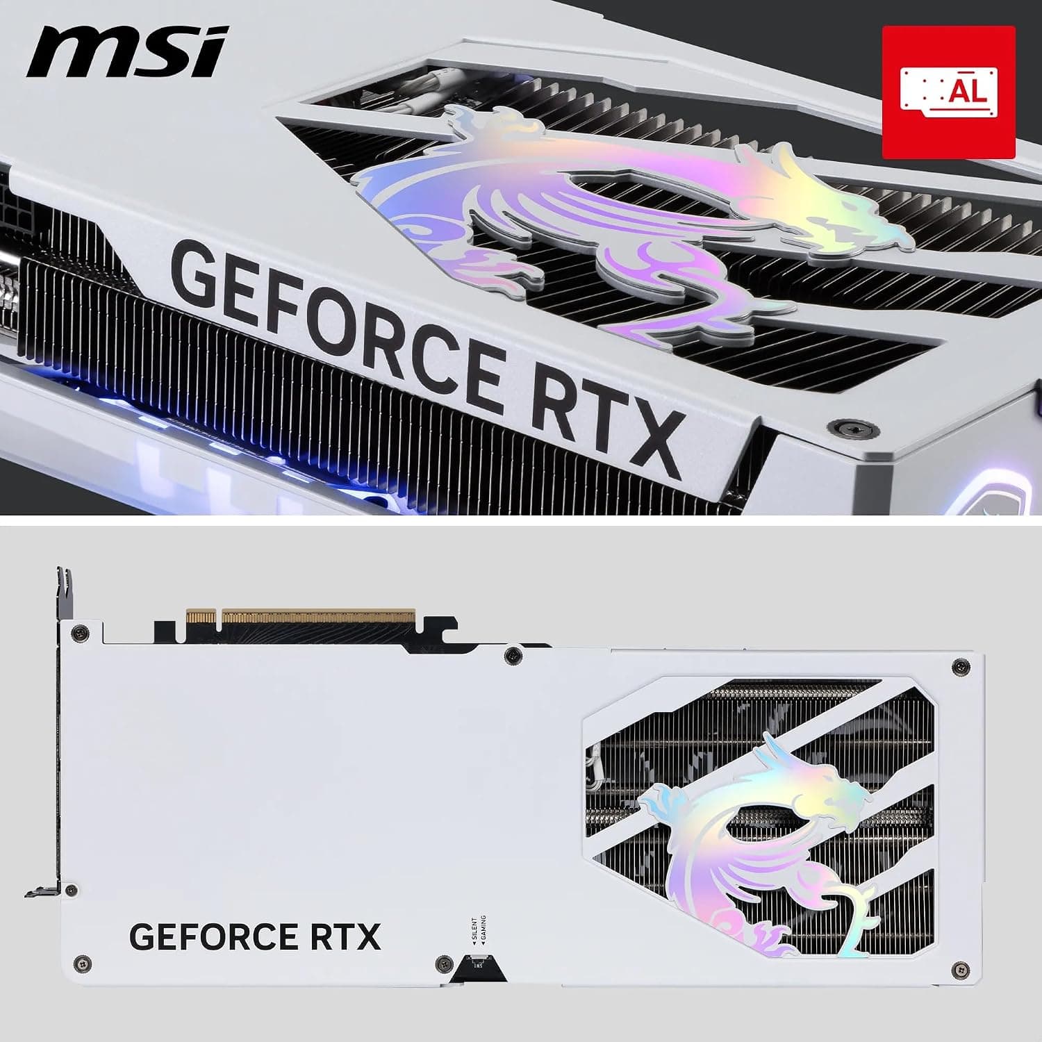 MSI NVIDIA GeForce RTX 5080 16G Gaming Trio OC White Carte Graphique
