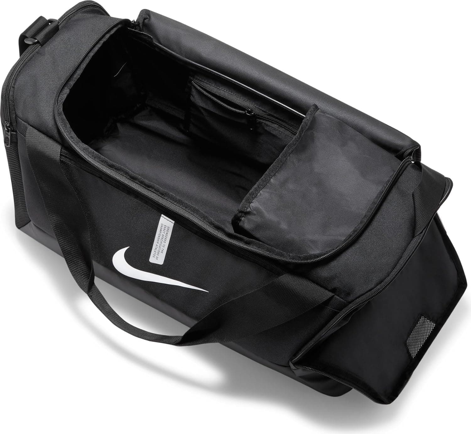 Nike Academy Team Sacs de sport Mixte, Noir/Noir/Blanc, 41 Litres
