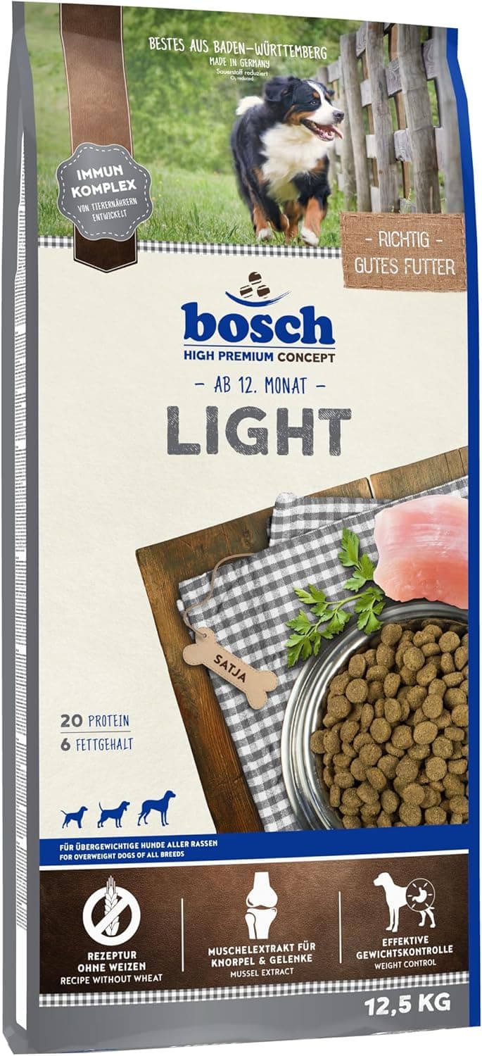 bosch HPC Light - Aliments secs pour chiens en surpoids de toutes races - 1 x 12,5 kg
