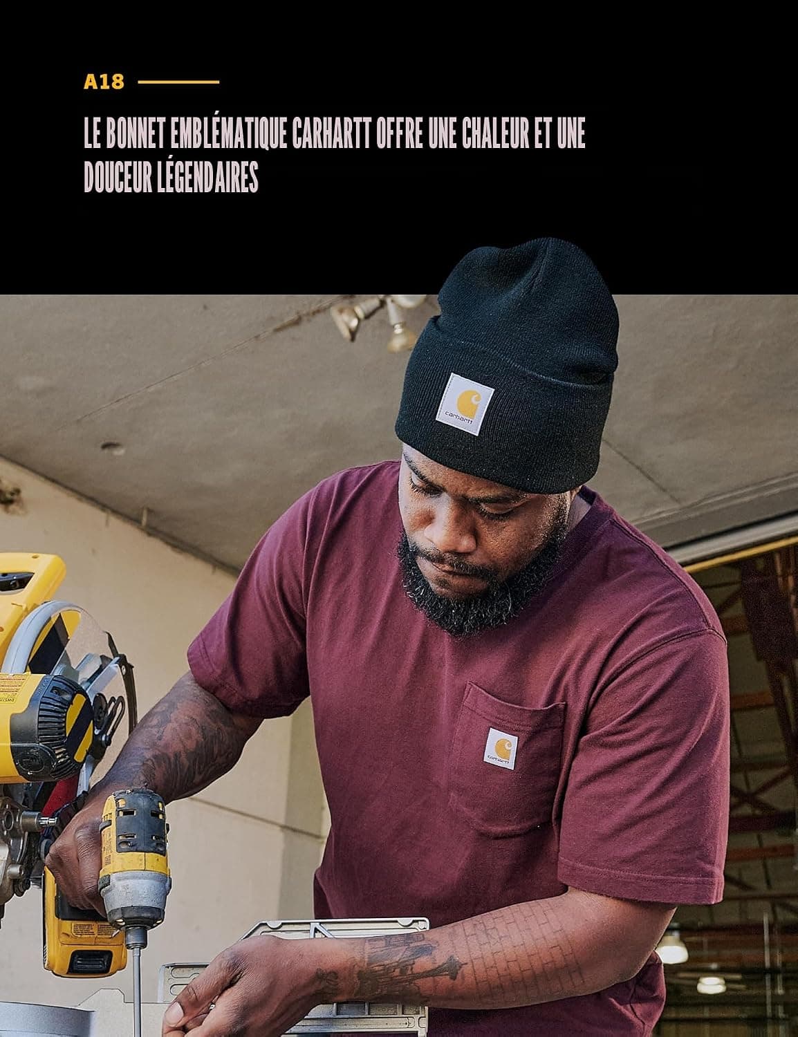 Carhartt Knit Cuffed Beanie - Bonnet Bonnet - Mixte