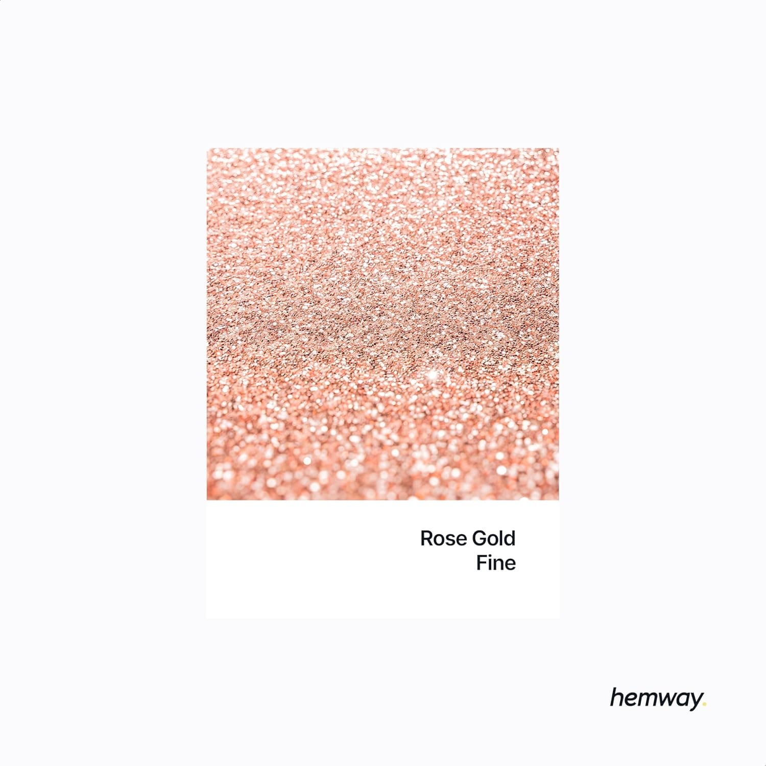Hemway | Polyuréthane et résine époxy Glitter - FIN - 1/64" 0.015" 0.4mm - Rose Gold / 100 g