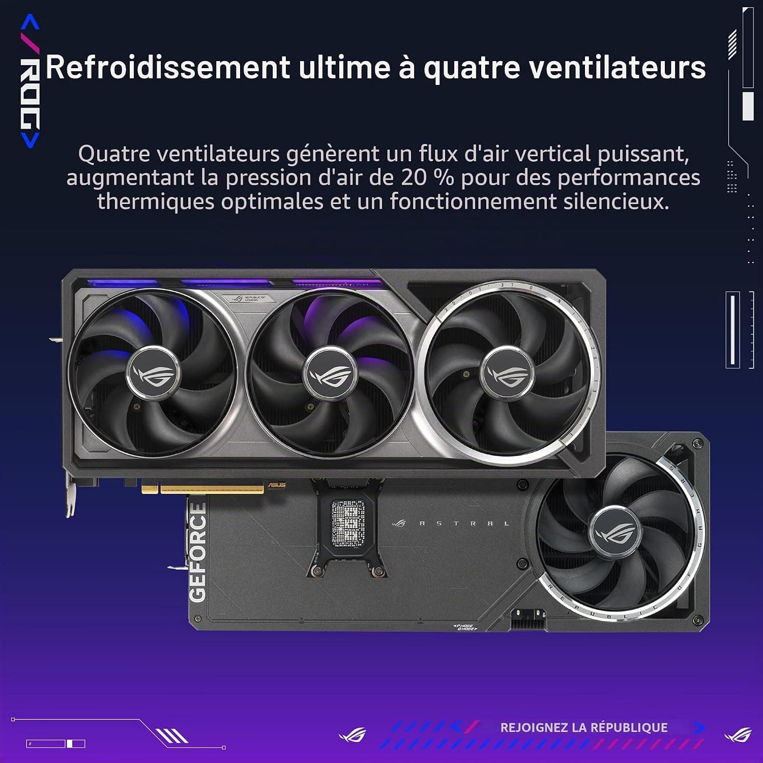 ASUS ROG Astral GeForce RTX 5080 16GB GDDR7 OC Edition Carte Graphique