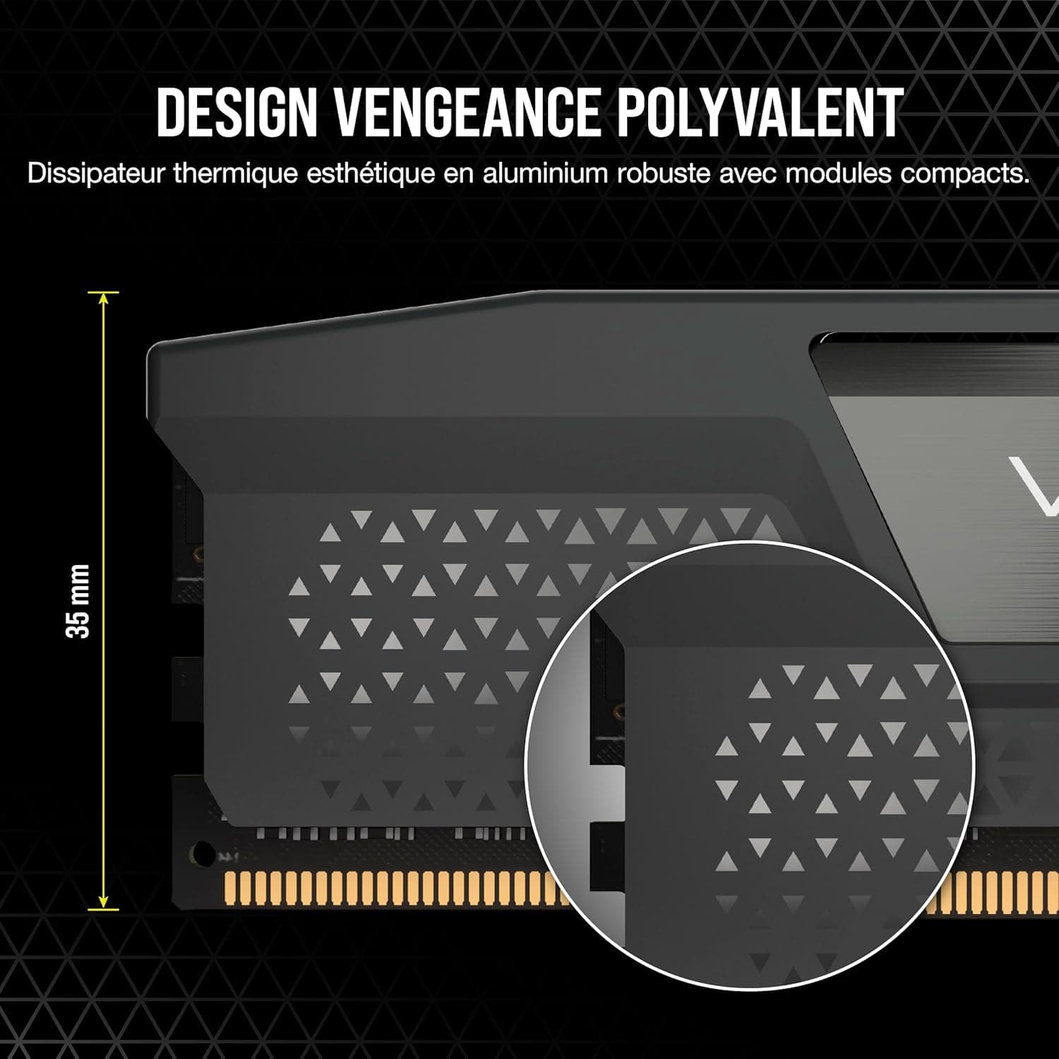 CORSAIR Vengeance DDR5 32Go (2 x 16Go) Jusqu'à 6000MHz AMD Intel RAM
