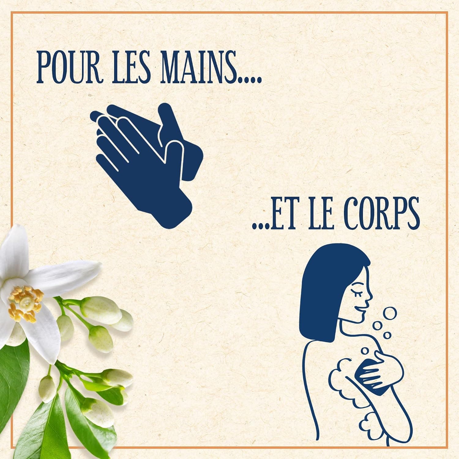 Le Petit Marseillais Savon Extra Doux Fleur d'Oranger, 4 pains de 100 g