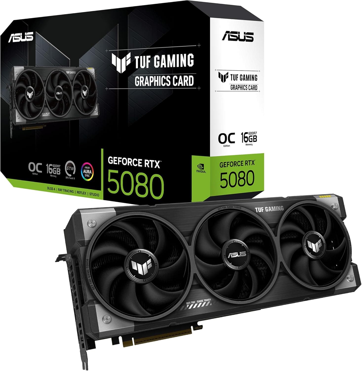 ASUS TUF Gaming GeForce RTX 5080 16GB GDDR7 OC Edition Carte Graphique