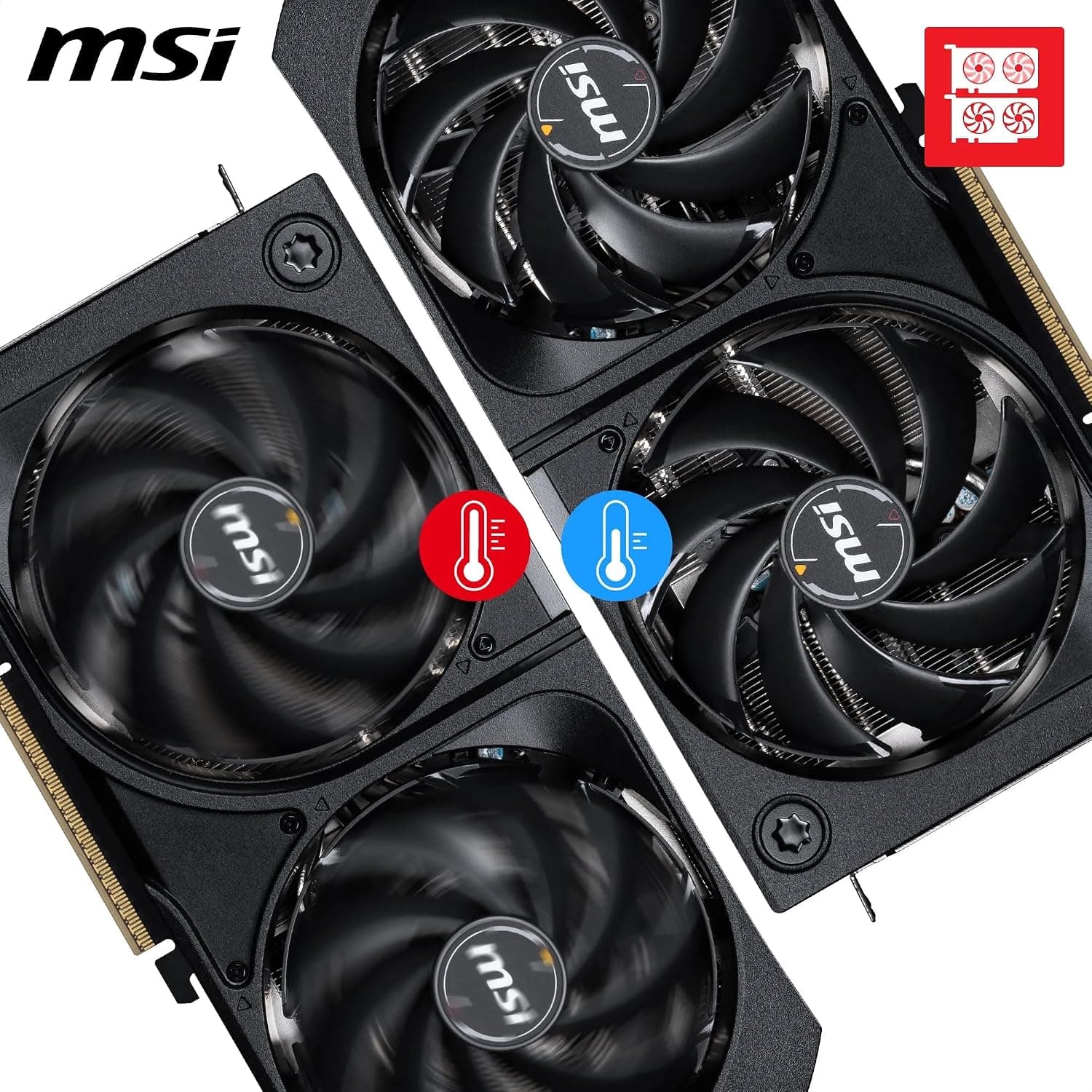 MSI NVIDIA GeForce RTX 5070 12G Shadow 2X OC Carte Graphique