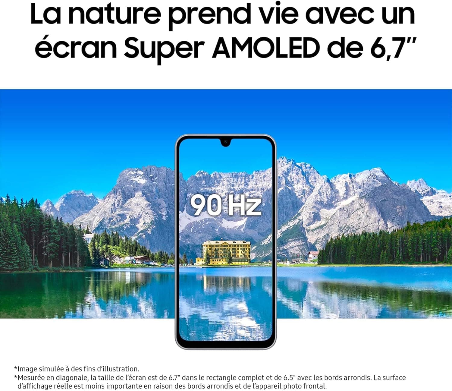 Samsung Galaxy A17 5G 128 Go, Smartphone Android déverrouillé, écran 6,7", Batterie 5000 mAh, Gris, Version FR