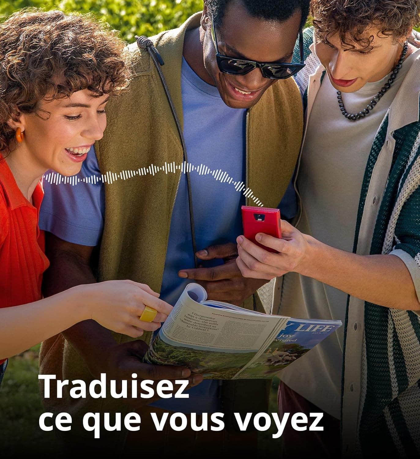 Vasco Translator Q1 | Clonage vocal | Traduction des appels | Phantom Black | Clonage de voix | IA avec compréhension du contexte | 99 % de précision | 113 langues | Internet illimité à vie