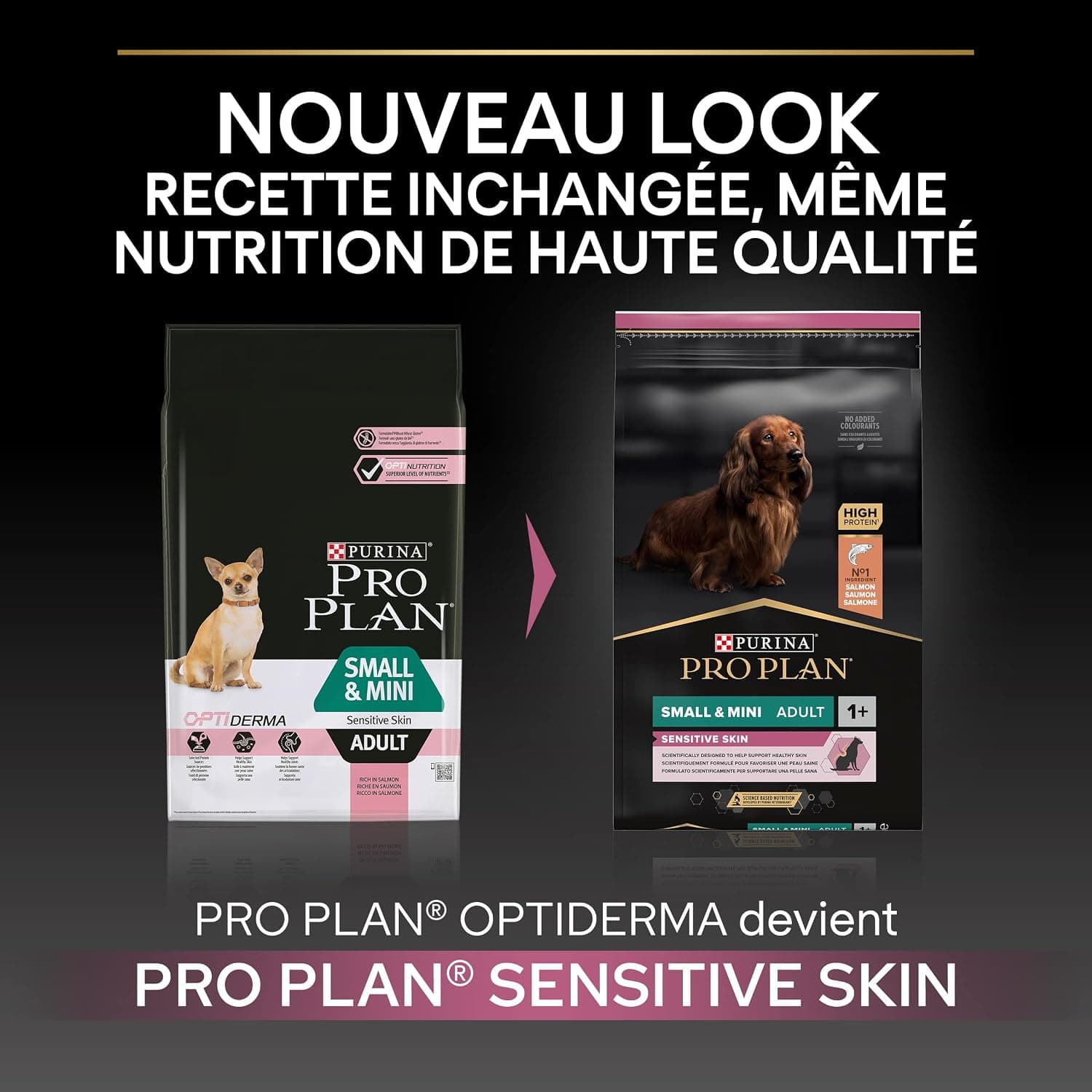 Purina Pro Plan - Sensitive Skin - Croquettes Petit Chien Saumon - 12 kg