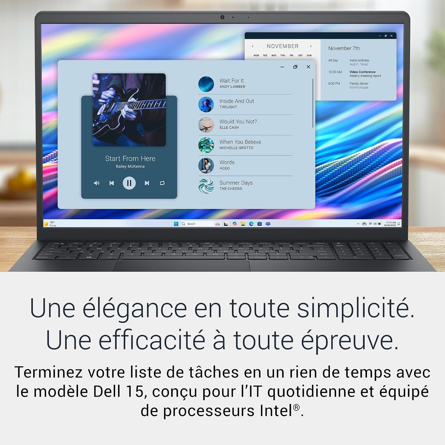 Dell 15 PC Portable Ordinateur Portable DC15250, FHD, Intel Core i5-1334U