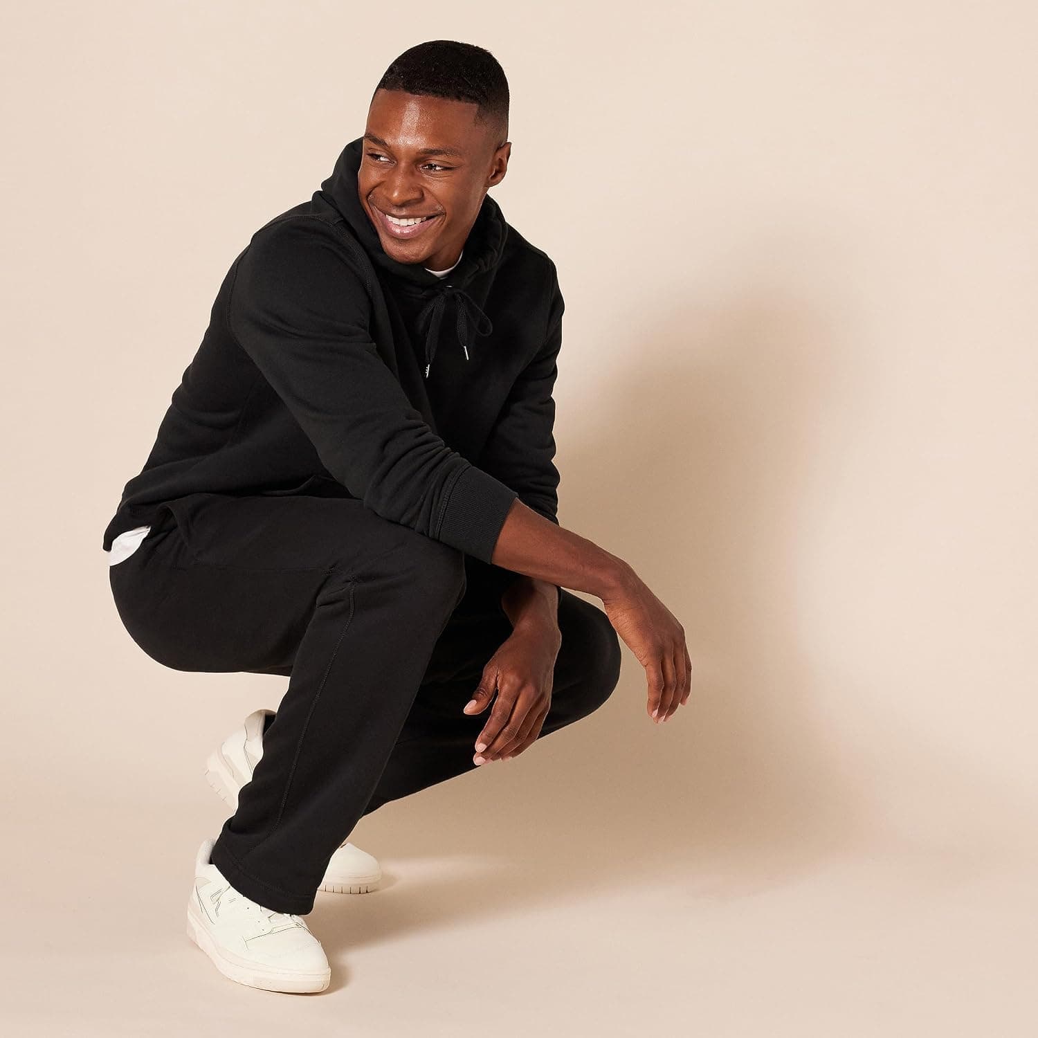 Amazon Essentials Pantalon de Survêtement en Polaire à Bas Ouvert (Existe en Grandes Tailles) Homme