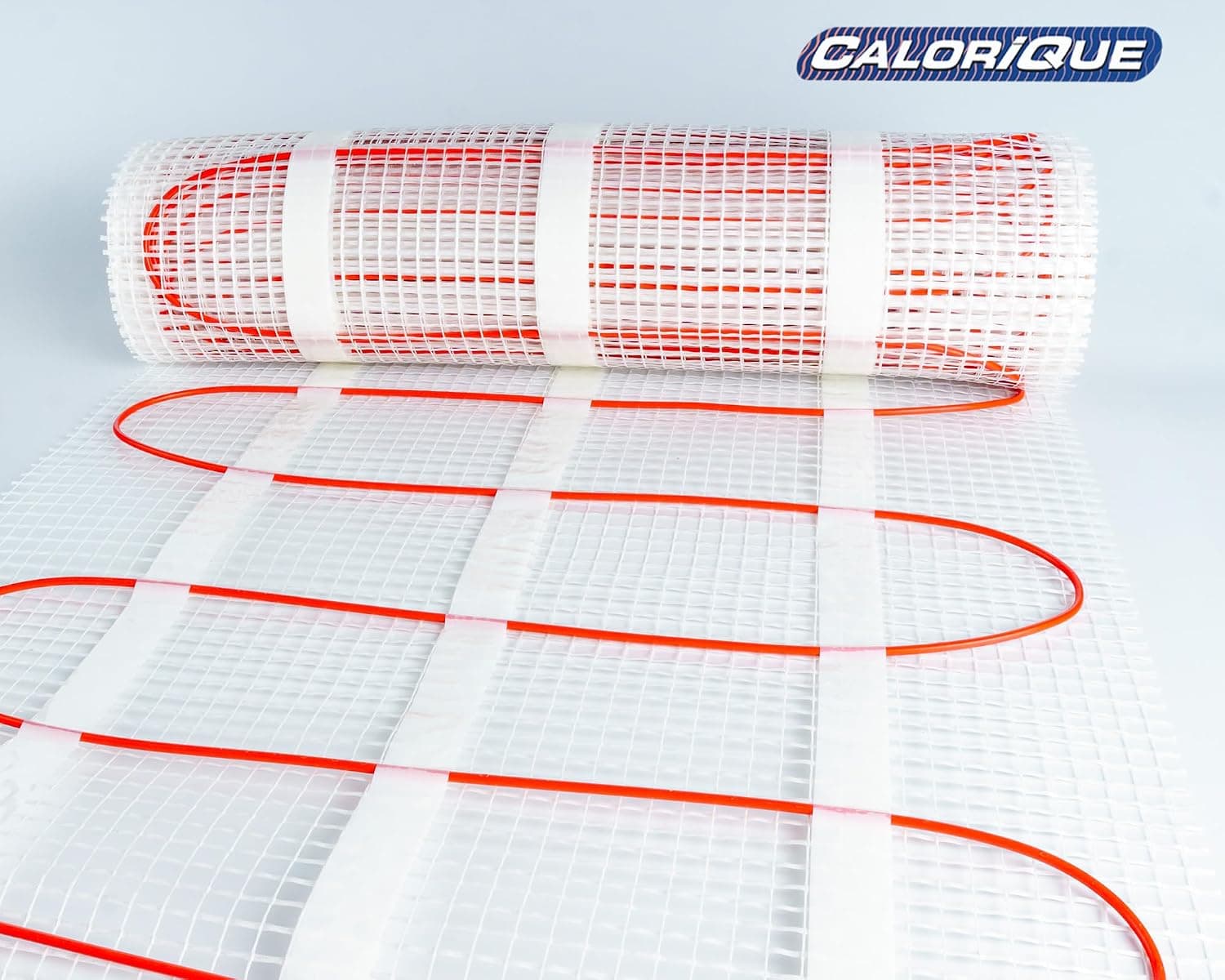 Tapis de câbles chauffants électriques CALORIQUE - 4,5 m2 - Chauffage au sol électrique efficace 100 W/m2- Technologie TWIN - [A +++]
