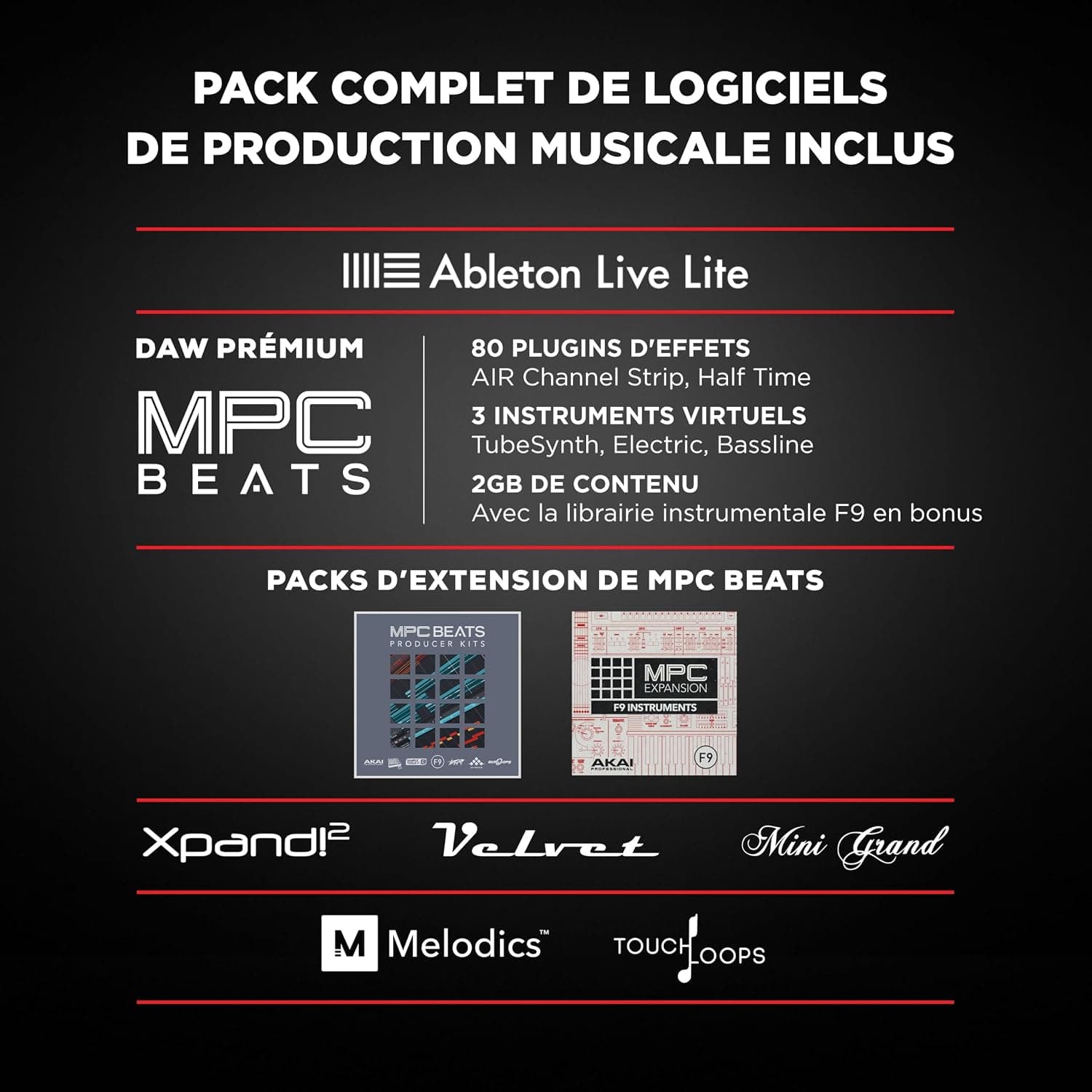 M-AUDIO Keystation 49 MK3 Controleur USB MIDI | Clavier 49 Touches Synth-Action, Commandes Assignables, Molettes Pitch/Mod et Logiciel DAW Inclus