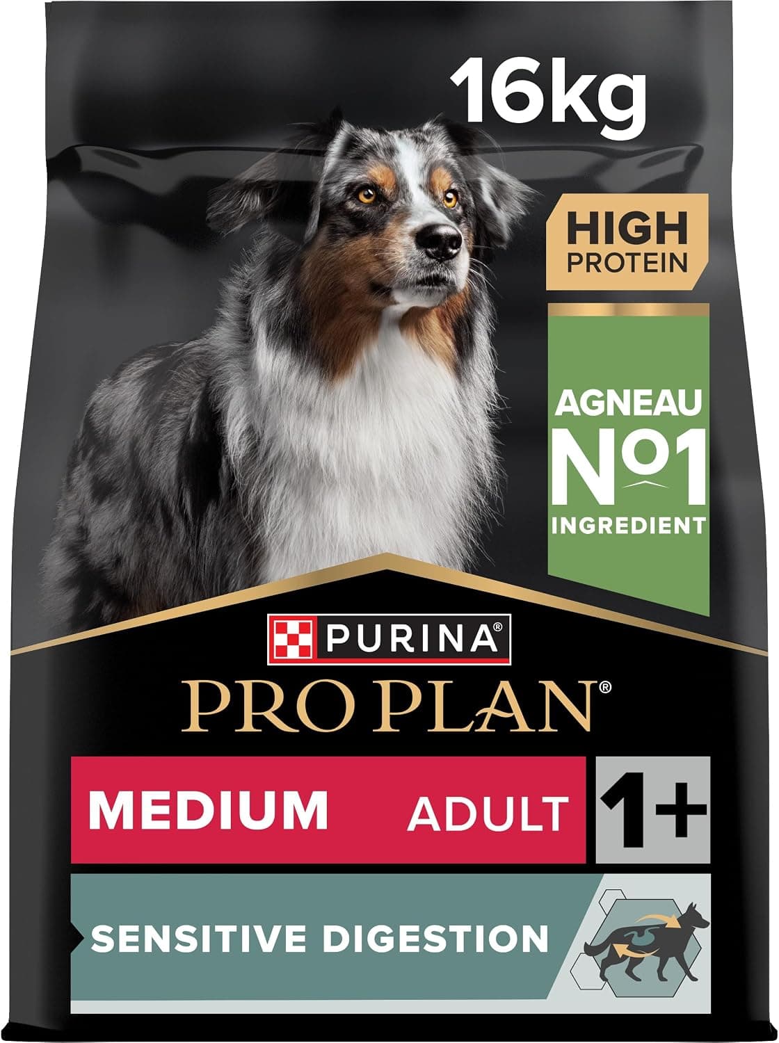 PRO PLAN Chien Medium Adult Sensitive Digestion Agneau 14KG